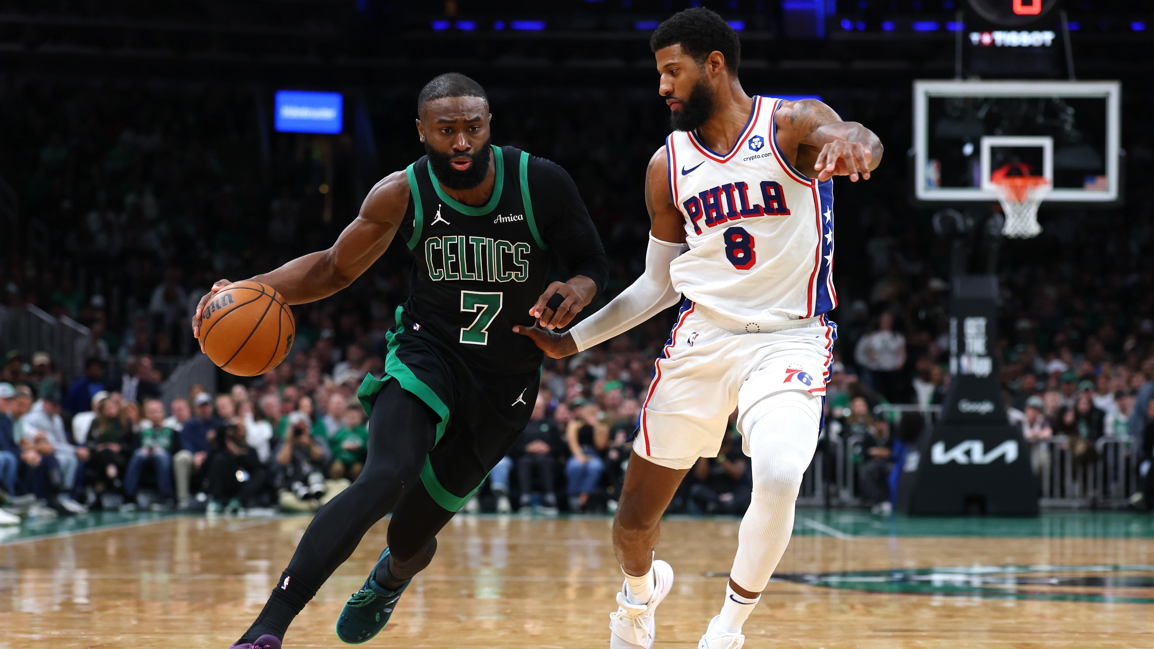 Philadelphia 76ers v Boston Celtics - Game Five Philadelphia 76ers v Boston Celtics - Game Five