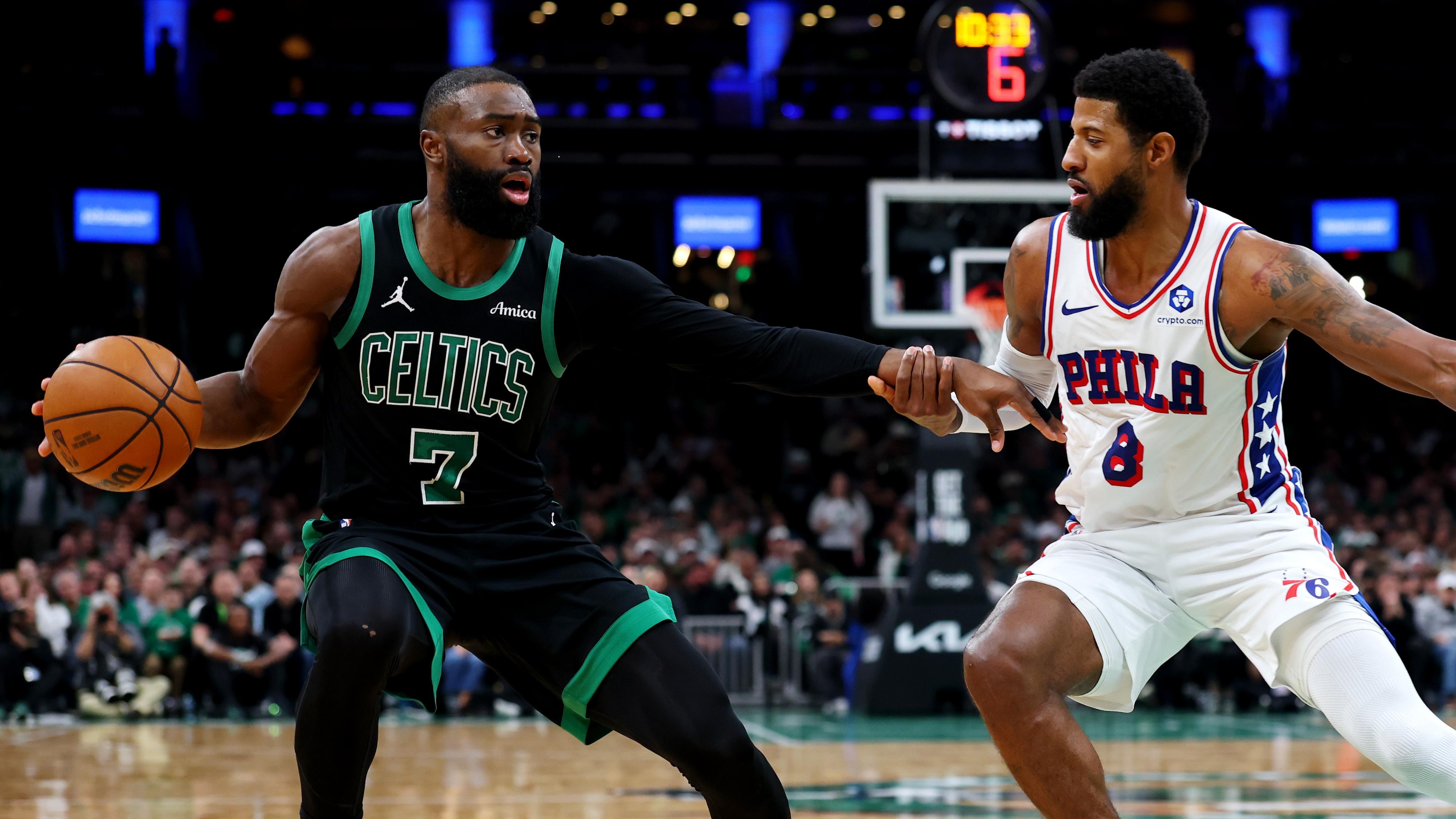 Philadelphia 76ers v Boston Celtics - Game Five Philadelphia 76ers v Boston Celtics - Game Five