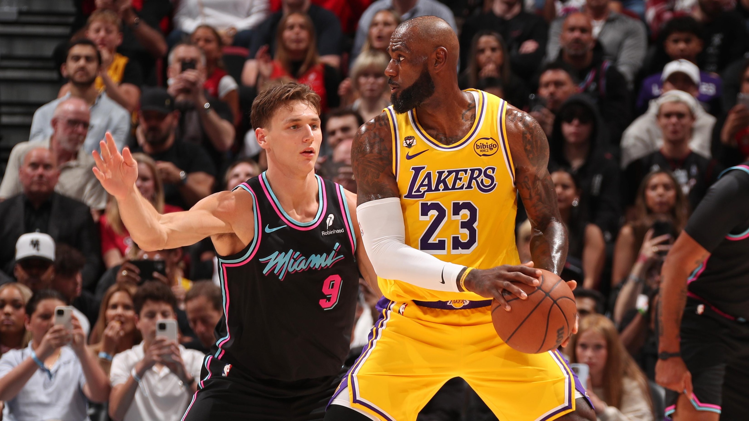Los Angeles Lakers v Miami Heat