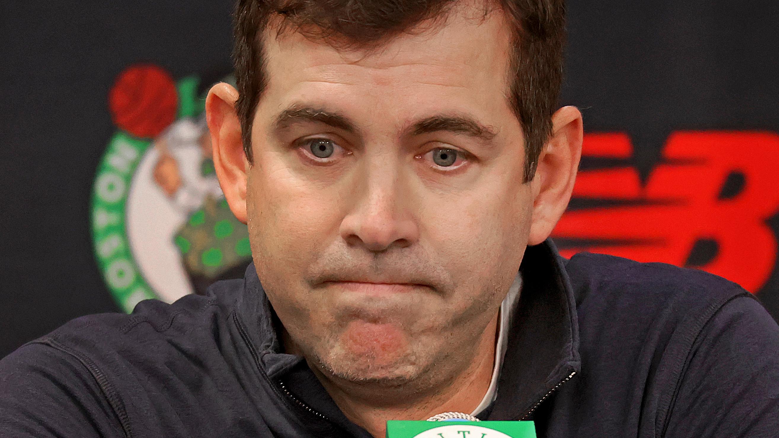 Brad Stevens on Jaylen Brown's reported discontent, Jayson Tatum's injury, and the Celtics' 3-point reliance