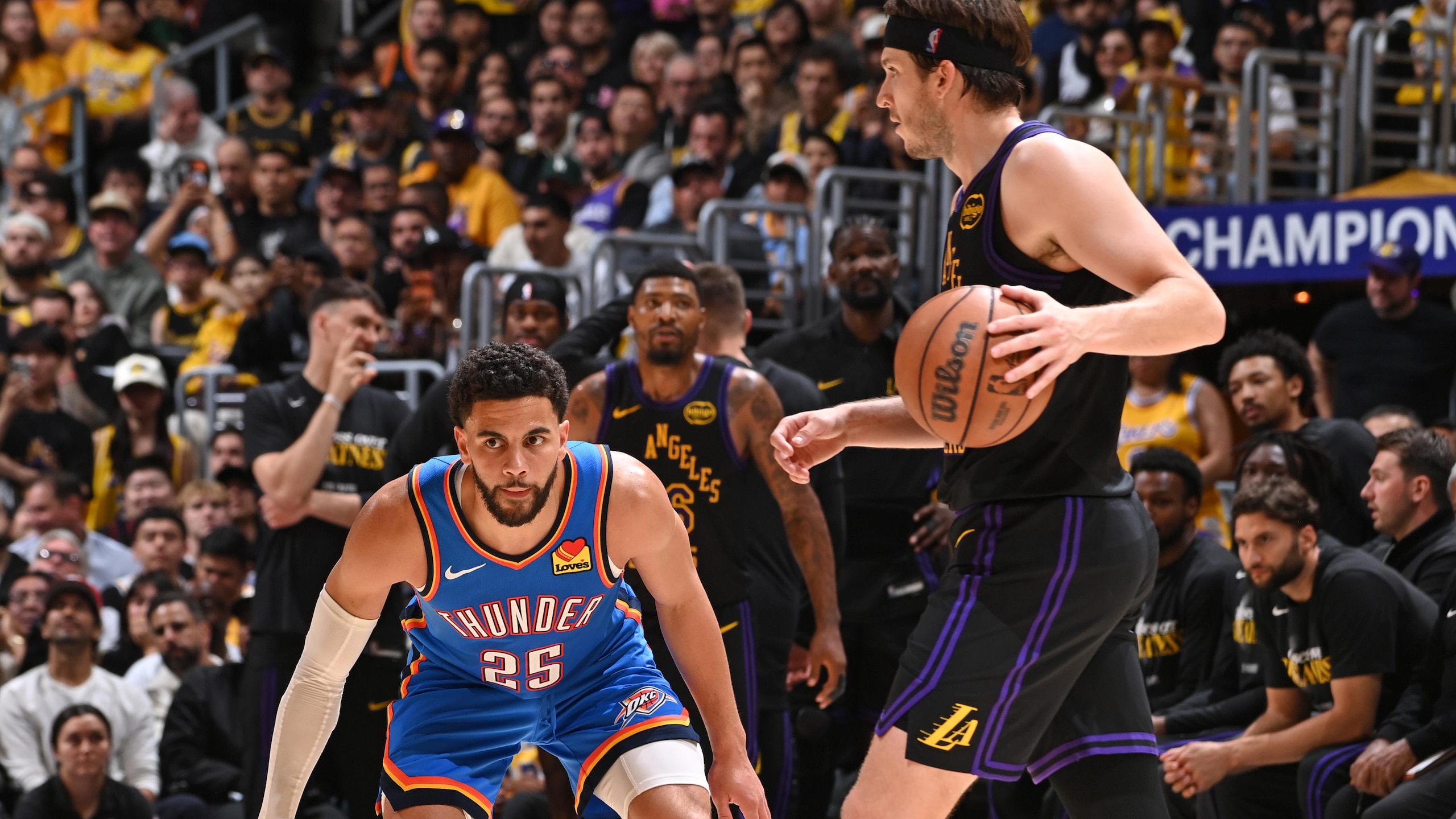 Oklahoma City Thunder v Los Angeles Lakers - Game Four