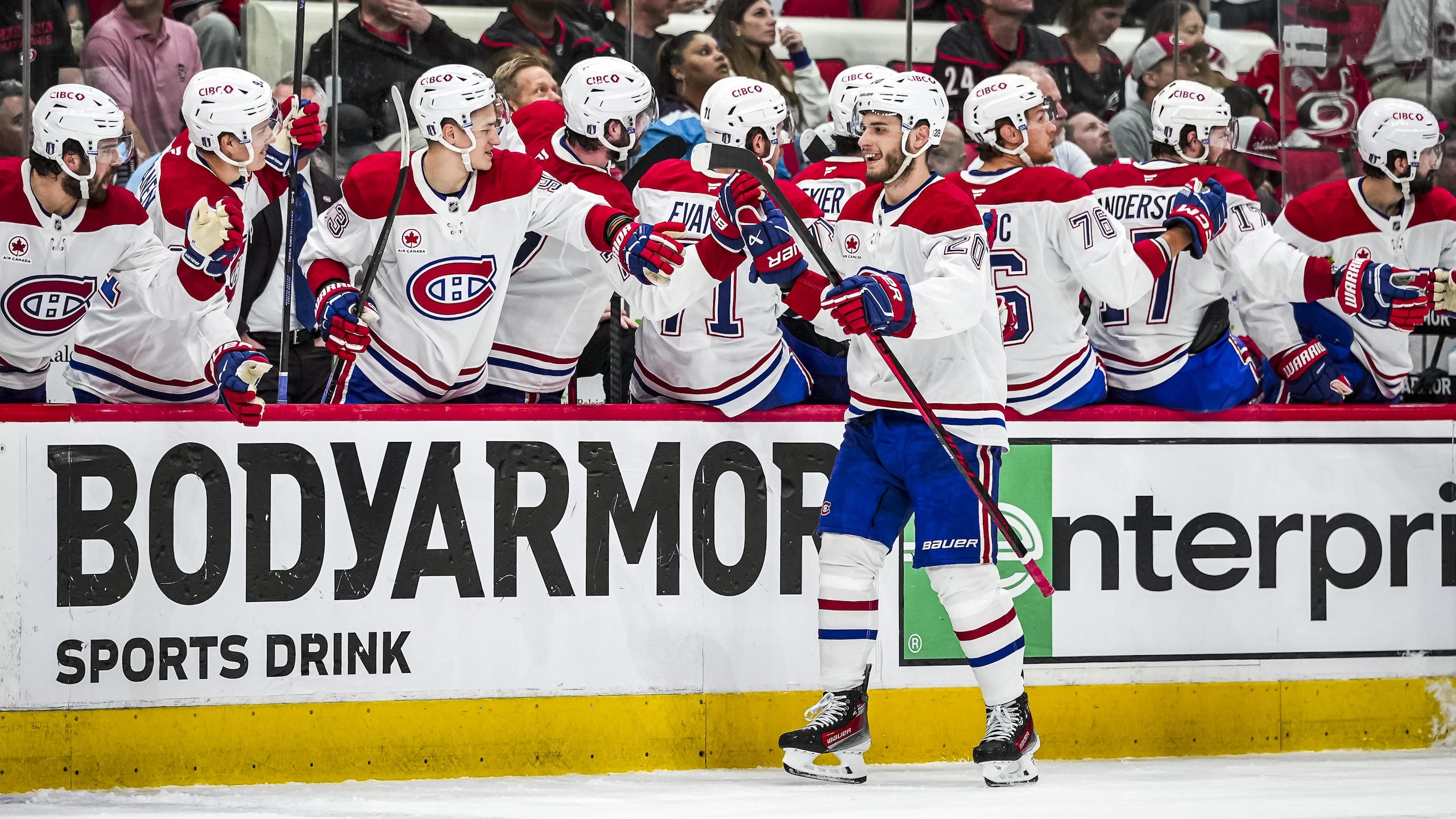 Montreal Canadiens v Carolina Hurricanes - Game One Montreal Canadiens v Carolina Hurricanes - Game One