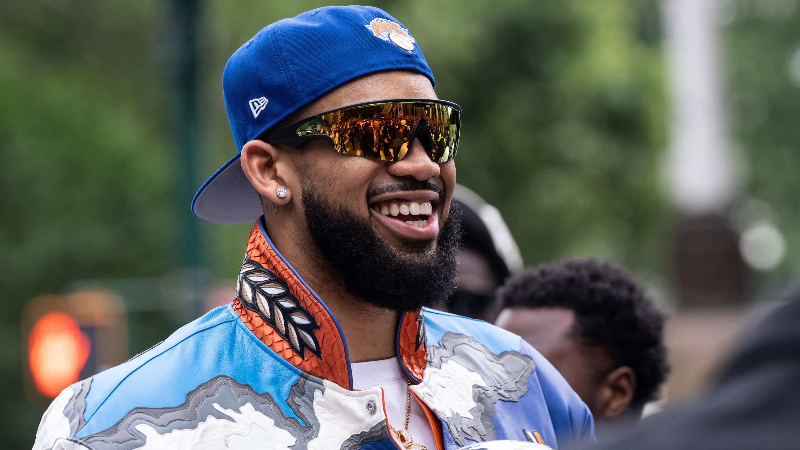 Karl-Anthony Towns attends ticker-tape parade honoring