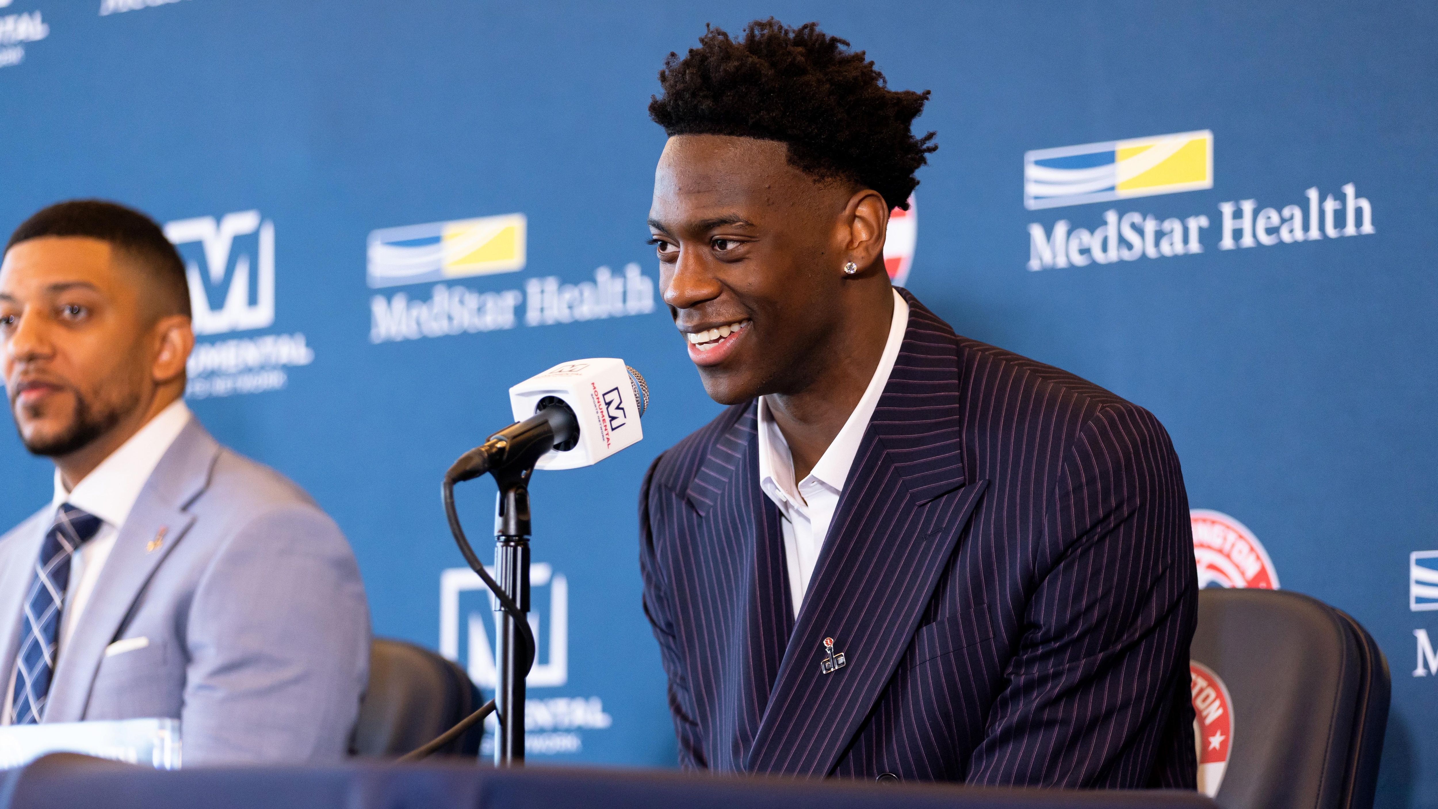 Washington Wizards Press Conference Introducing AJ Dybantsa