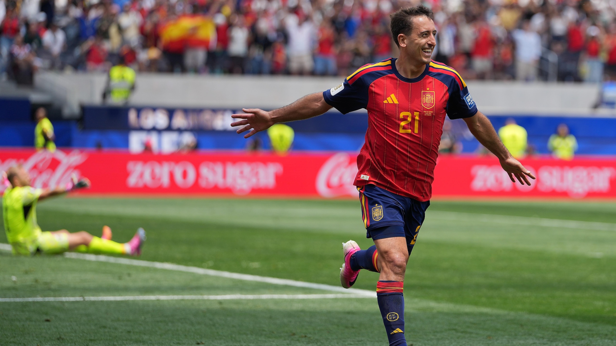 U.S.-LOS ANGELES-FOOTBALL-FIFA WORLD CUP-ROUND OF 32-ESP VS AUT