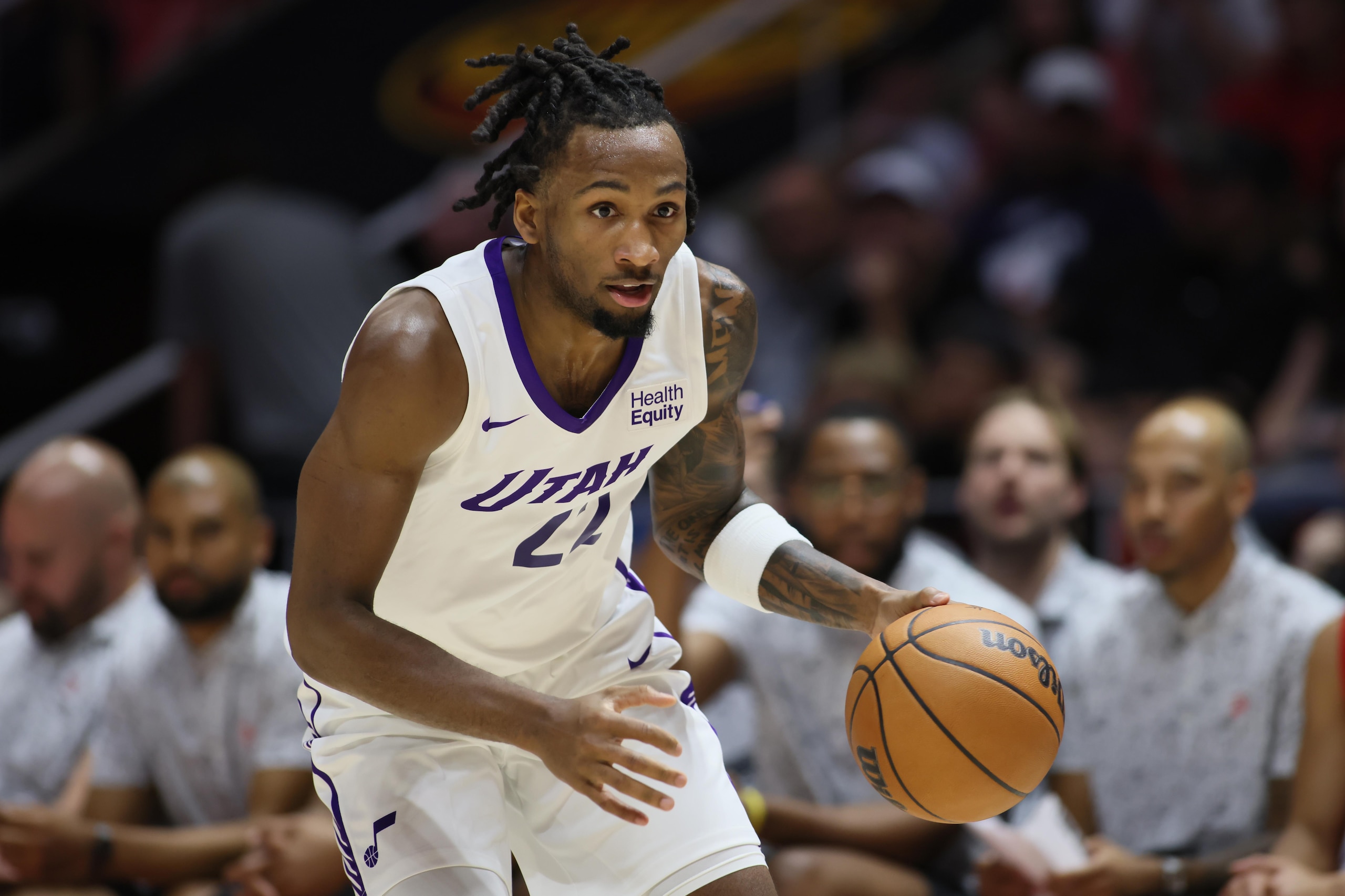 2026 NBA Salt Lake City Summer League - NBA Salt Lake City Summer League - Atlanta Hawks v Utah Jazz 2026 NBA Salt Lake City Summer League - NBA Salt Lake City Summer League - Atlanta Hawks v Utah Jazz