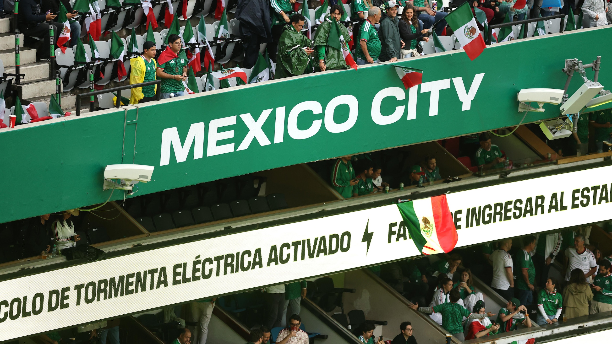 Mexico-England Delayed an Hour ⛈️