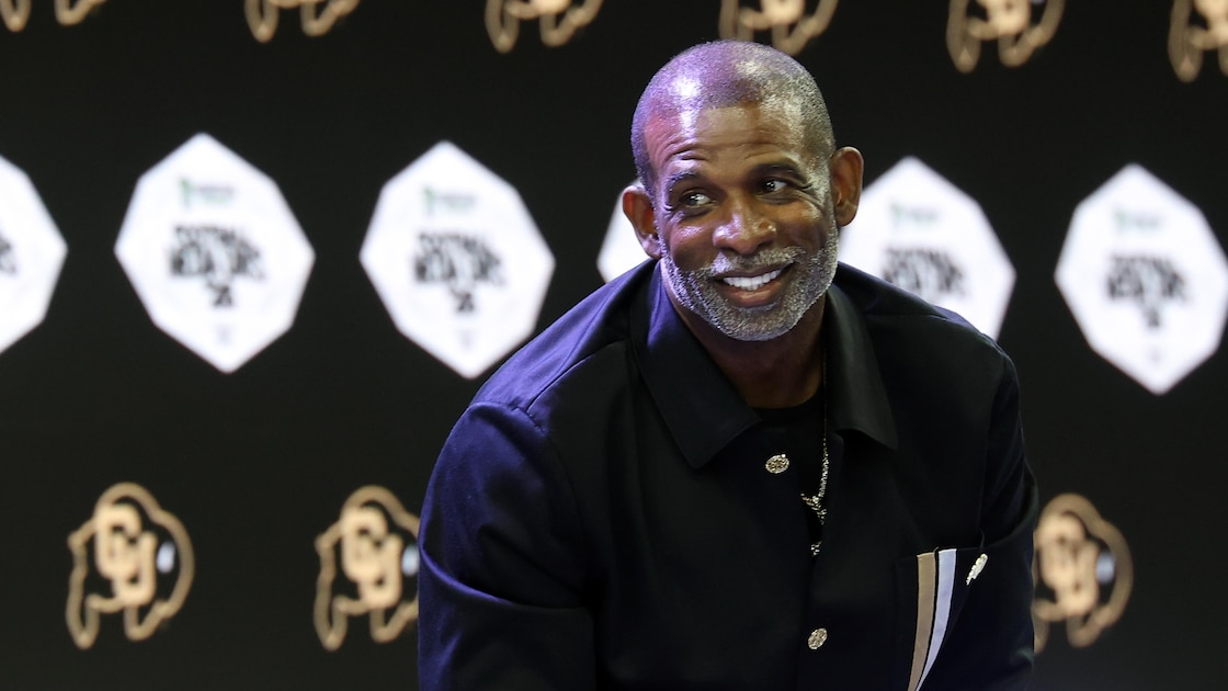 Deion Sanders Unveils Falcons-Themed 'Prime' Nike Cleats in New Close-Up Photos