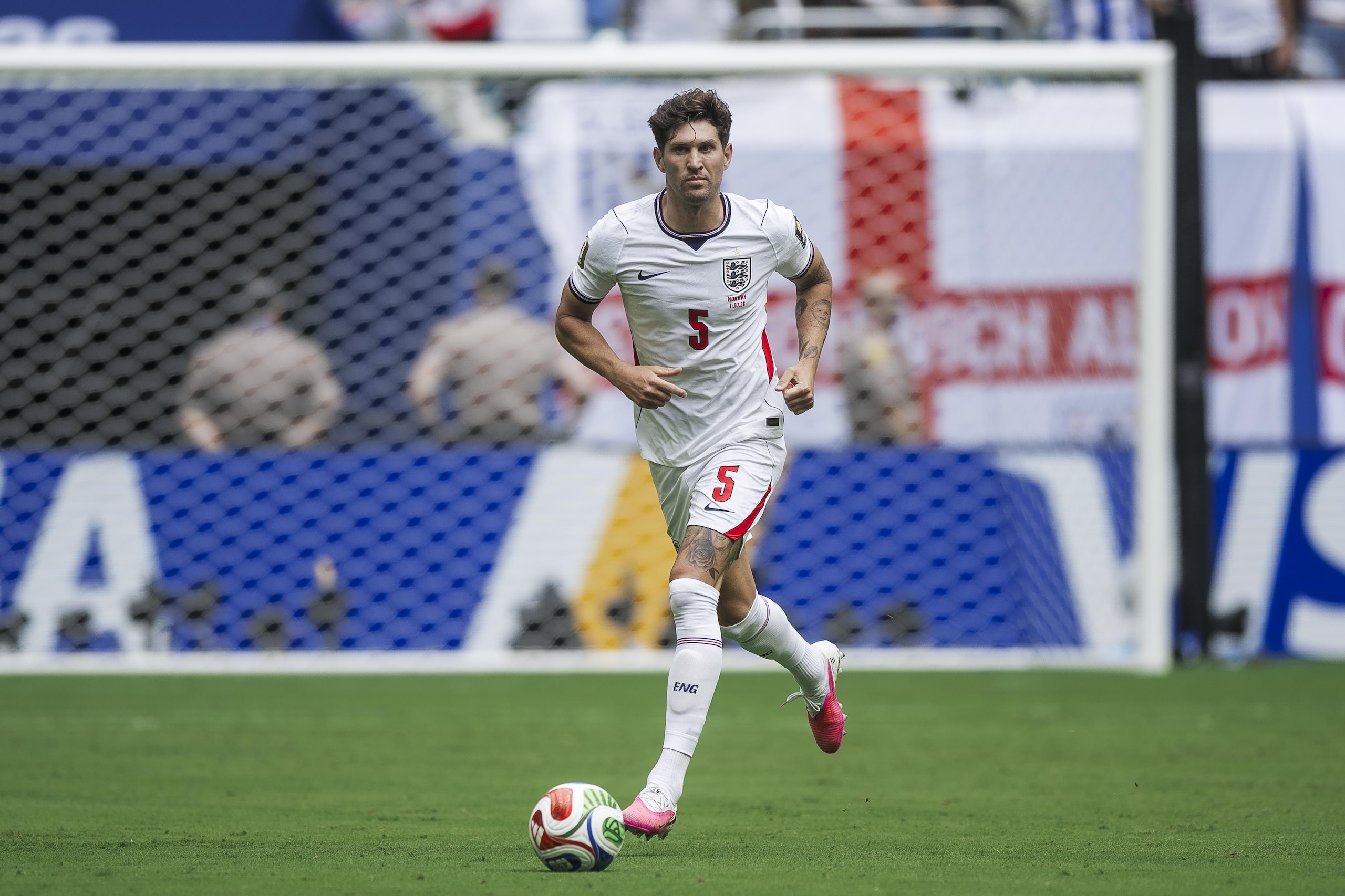 John Stones of England in action during the FIFA World Cup