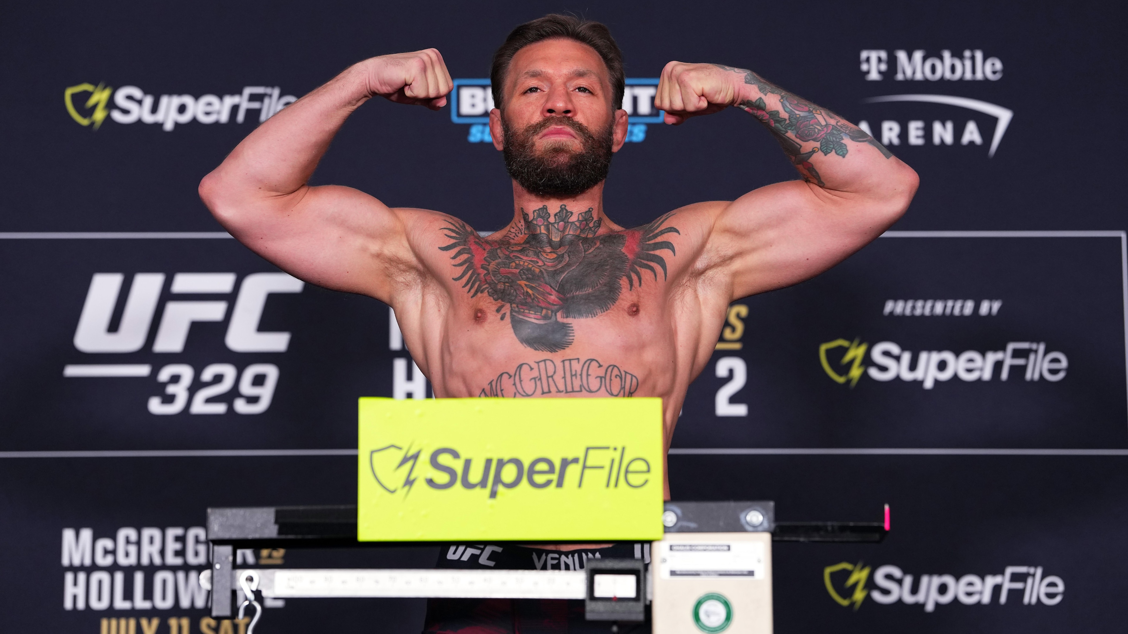 UFC 329: McGregor v Holloway 2 Weigh-in