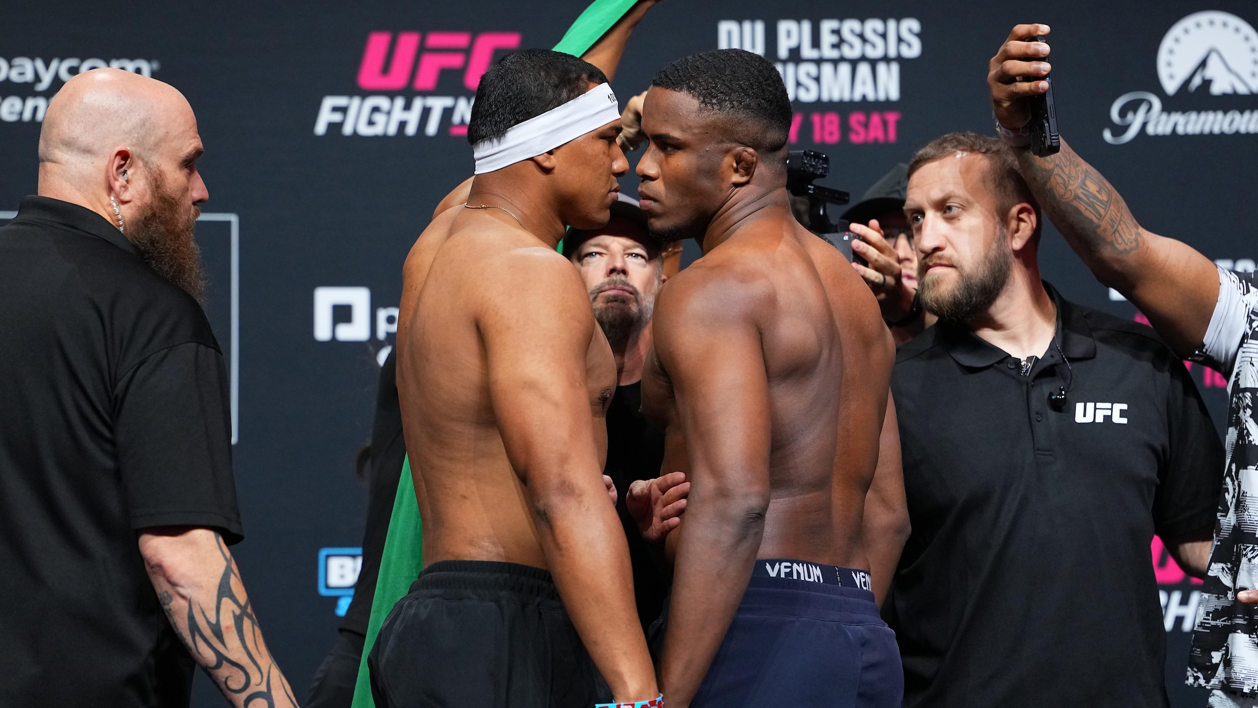 UFC Fight Night: Du Plessis v Usman Weigh-in UFC Fight Night: Du Plessis v Usman Weigh-in