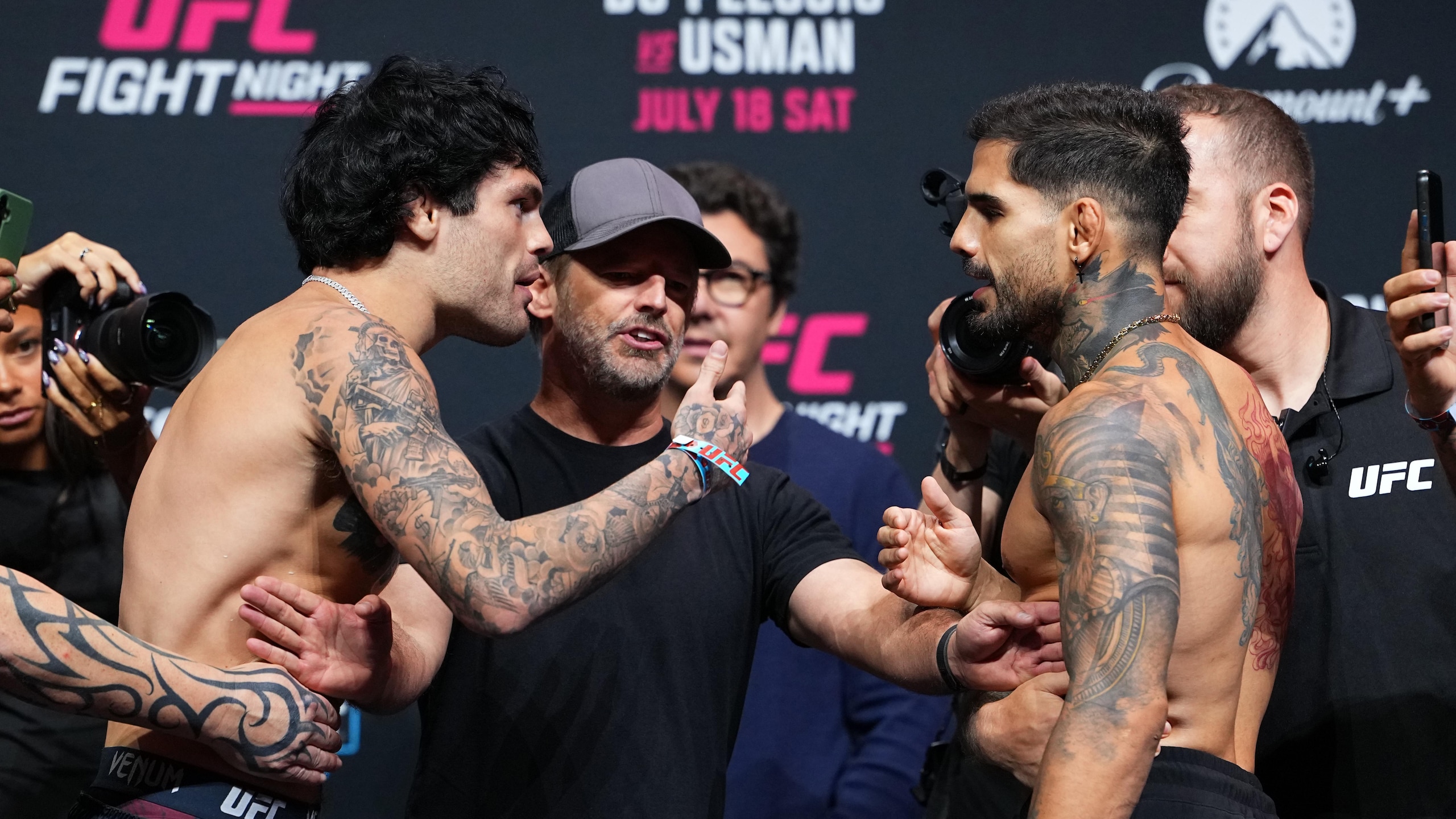 UFC Fight Night: Du Plessis v Usman Weigh-in UFC Fight Night: Du Plessis v Usman Weigh-in