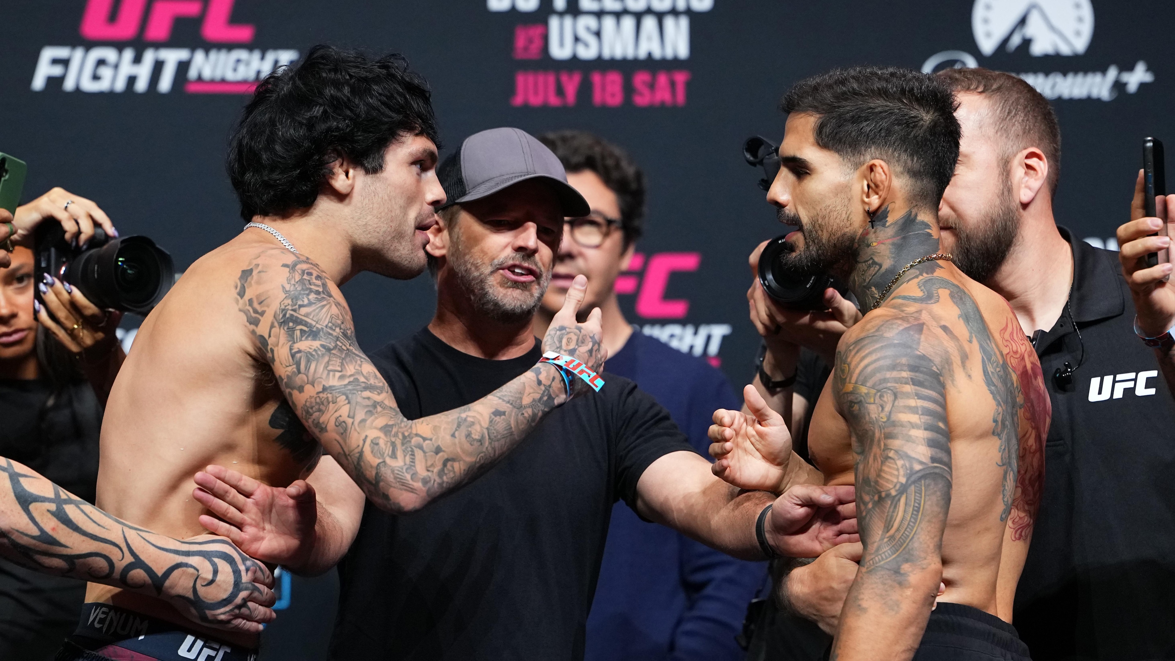 UFC Fight Night: Du Plessis v Usman Weigh-in
