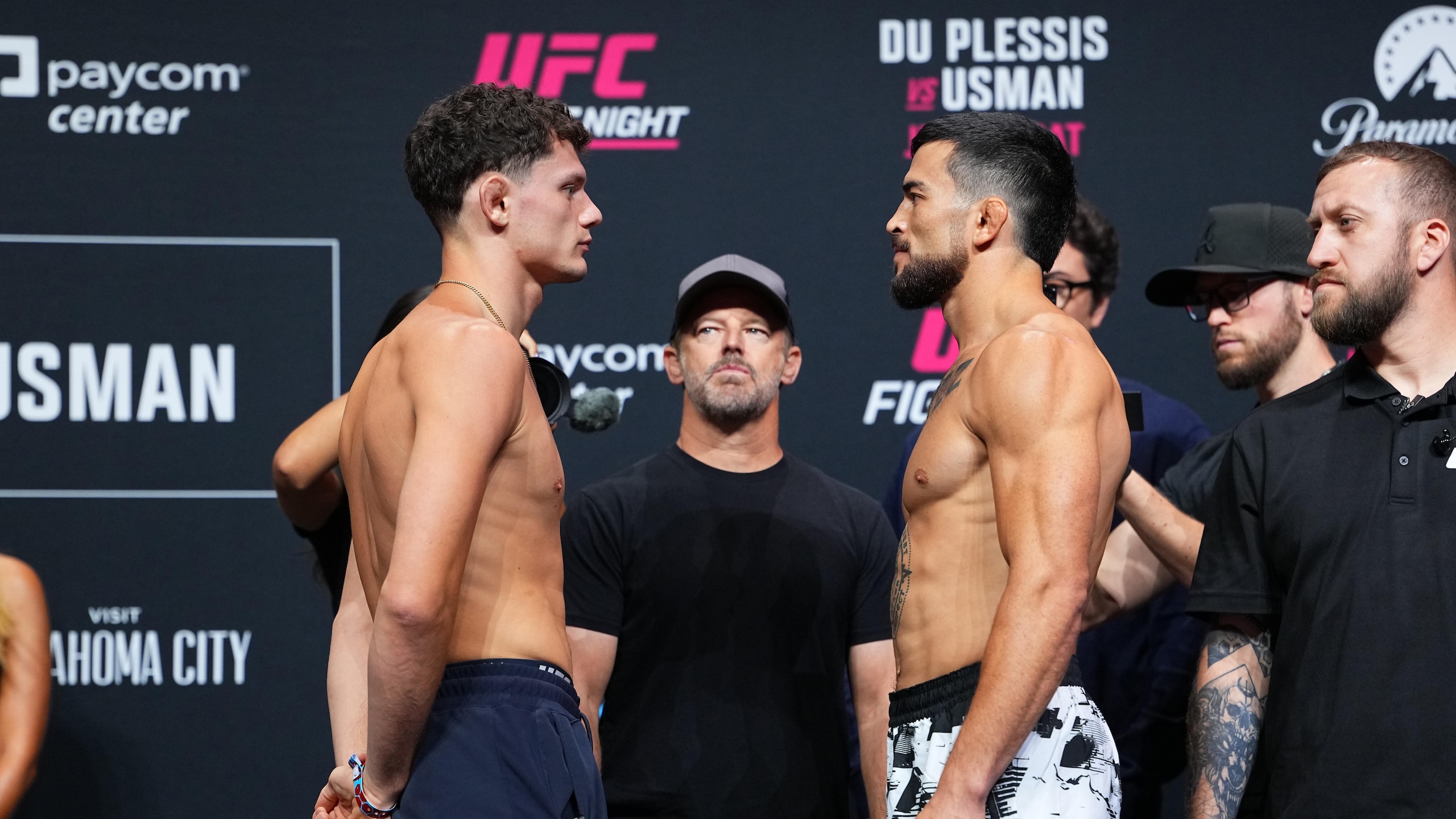 UFC Fight Night: Du Plessis v Usman Weigh-in UFC Fight Night: Du Plessis v Usman Weigh-in