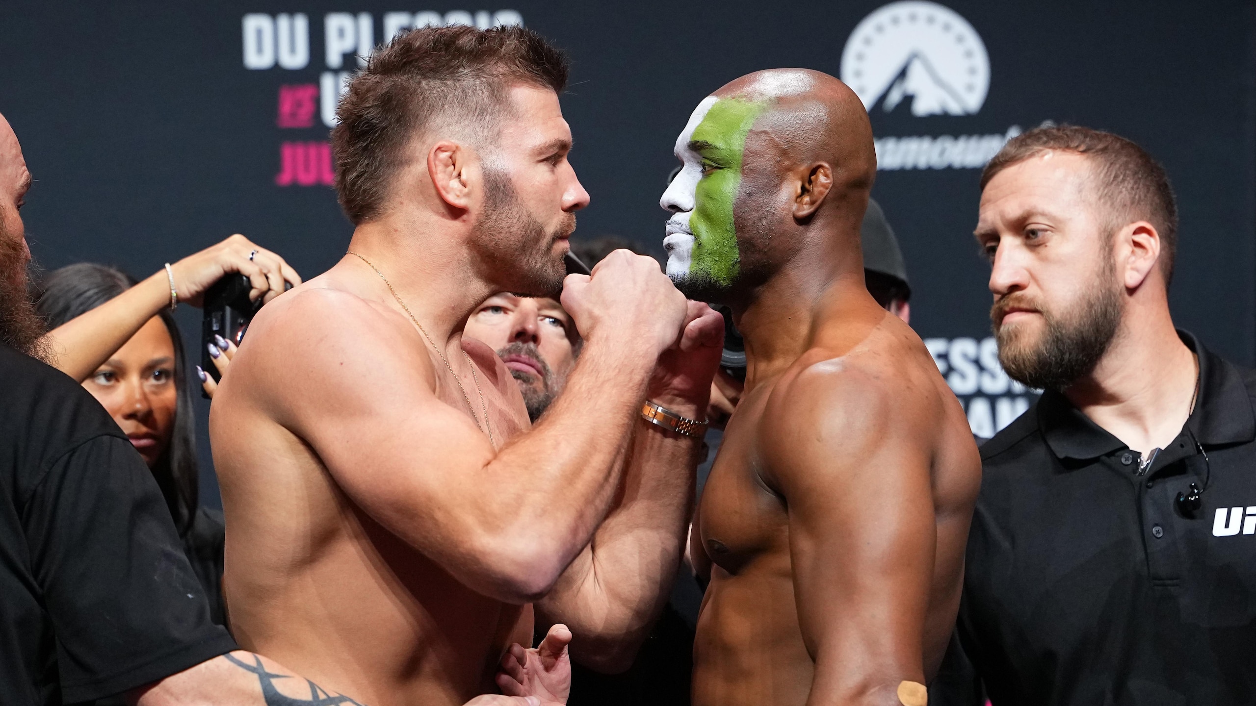 UFC Fight Night: Du Plessis v Usman Weigh-in UFC Fight Night: Du Plessis v Usman Weigh-in