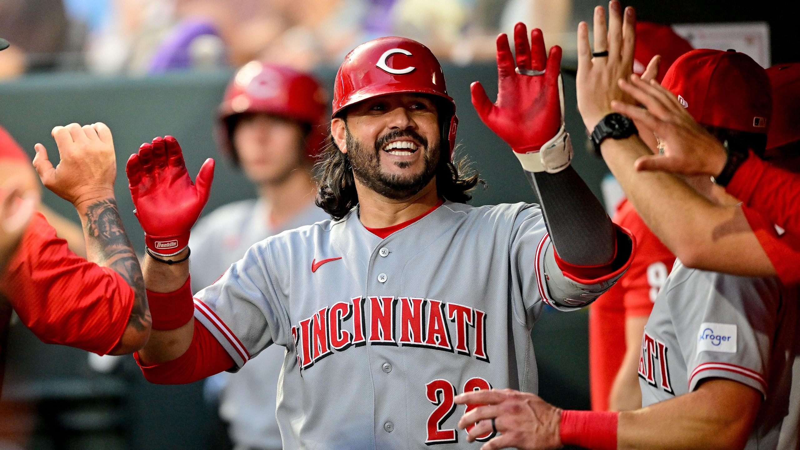 Cincinnati Reds v Colorado Rockies
