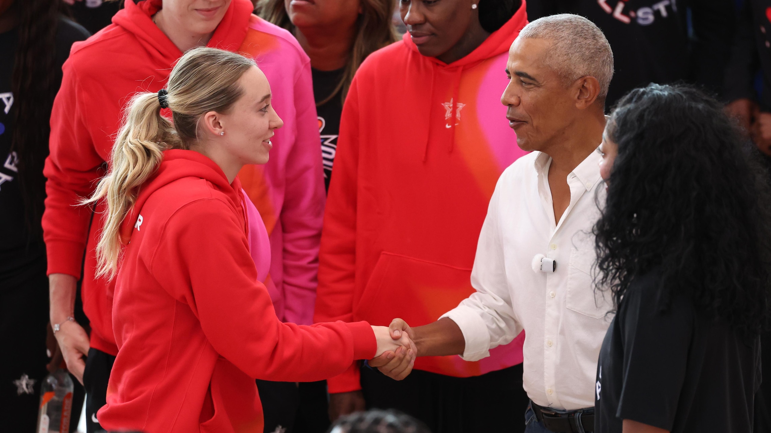 Obama Surprises WNBA All-Stars