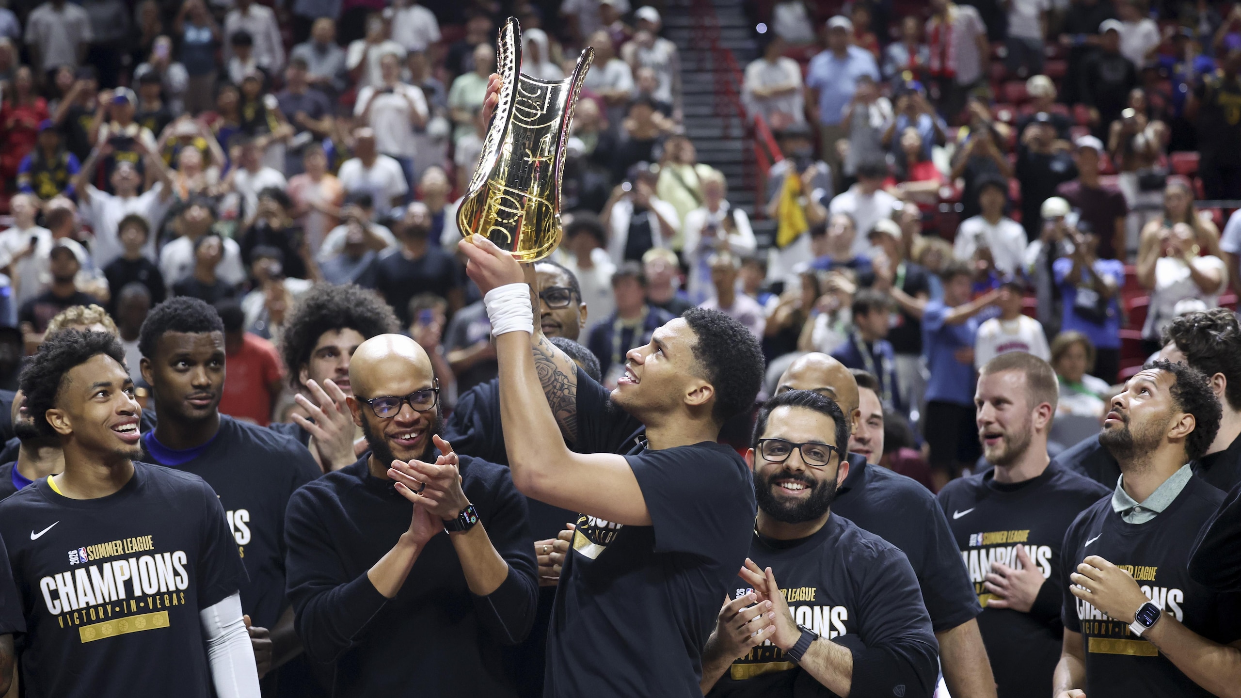 2026 NBA Summer League Championship - Golden State Warriors v Memphis Grizzlies 2026 NBA Summer League Championship - Golden State Warriors v Memphis Grizzlies