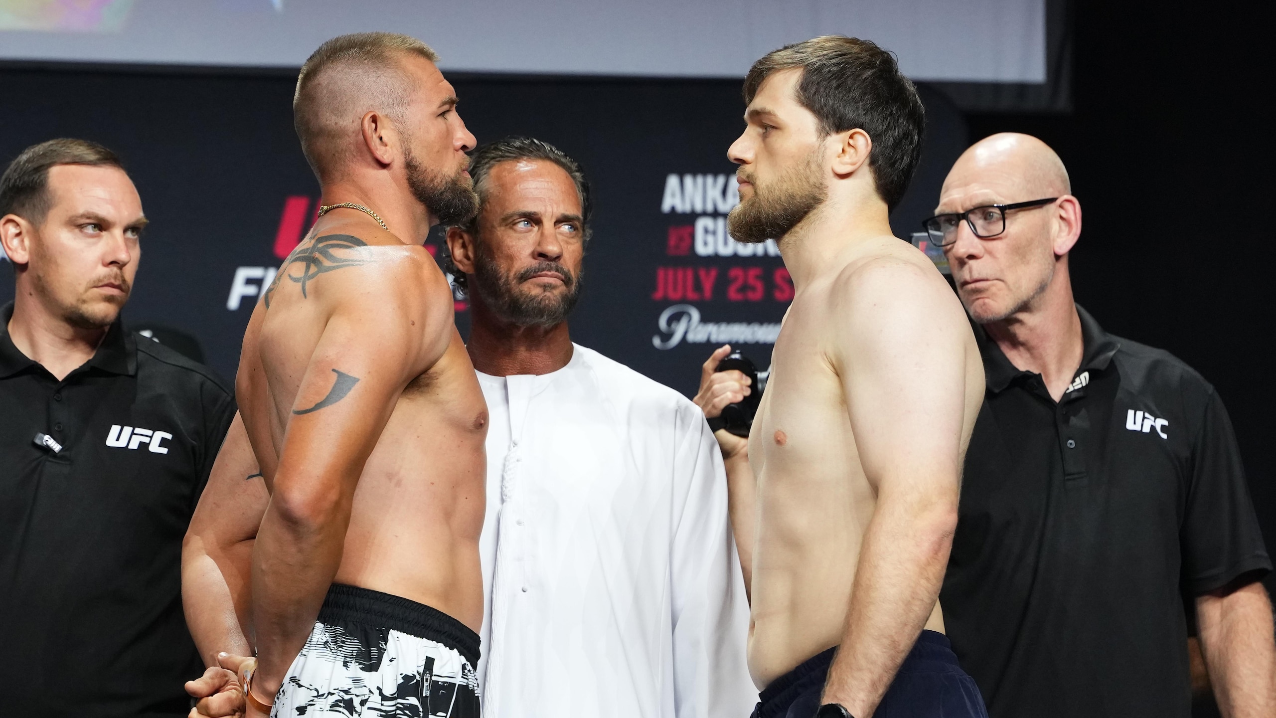 UFC Fight Night: Ankalaev v Guskov Ceremonial Weigh-in