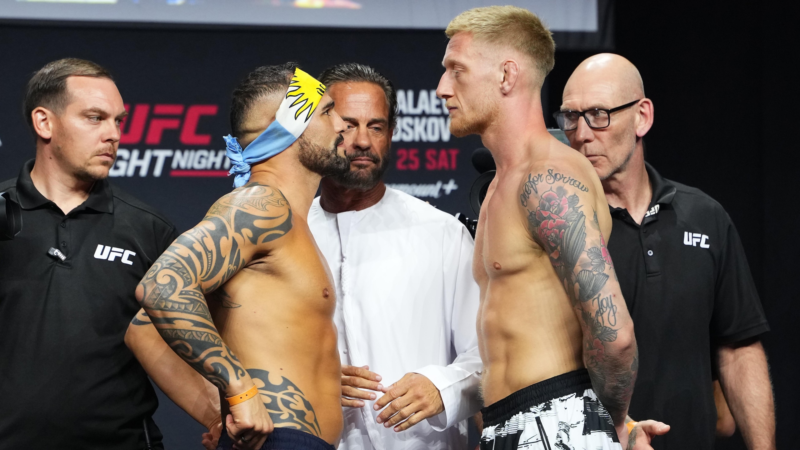 UFC Fight Night: Ankalaev v Guskov Ceremonial Weigh-in