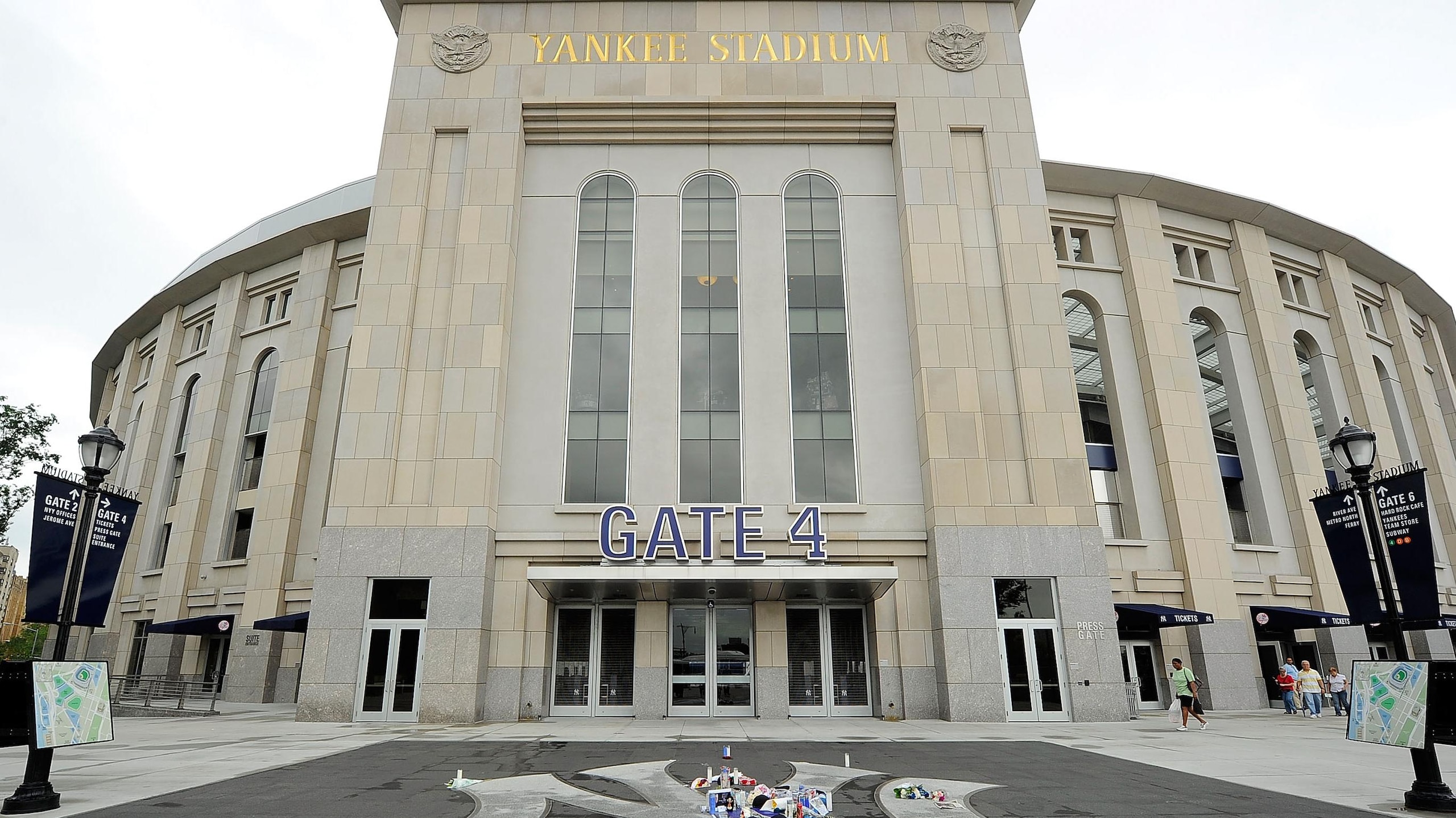 George Steinbrenner Memorial At Yankee Stadium George Steinbrenner Memorial At Yankee Stadium