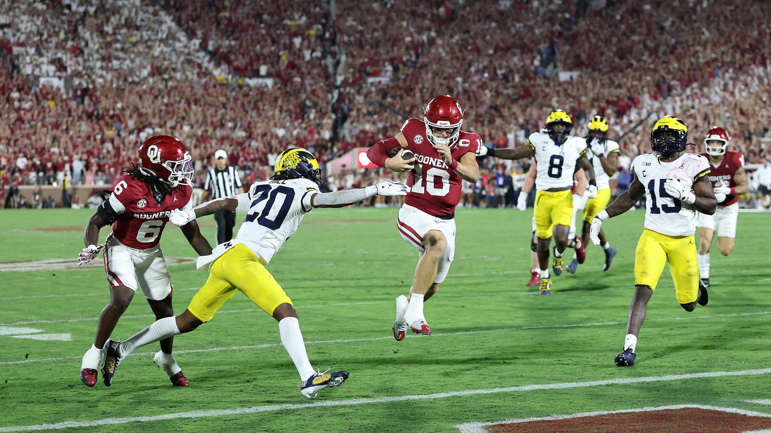 Michigan v Oklahoma