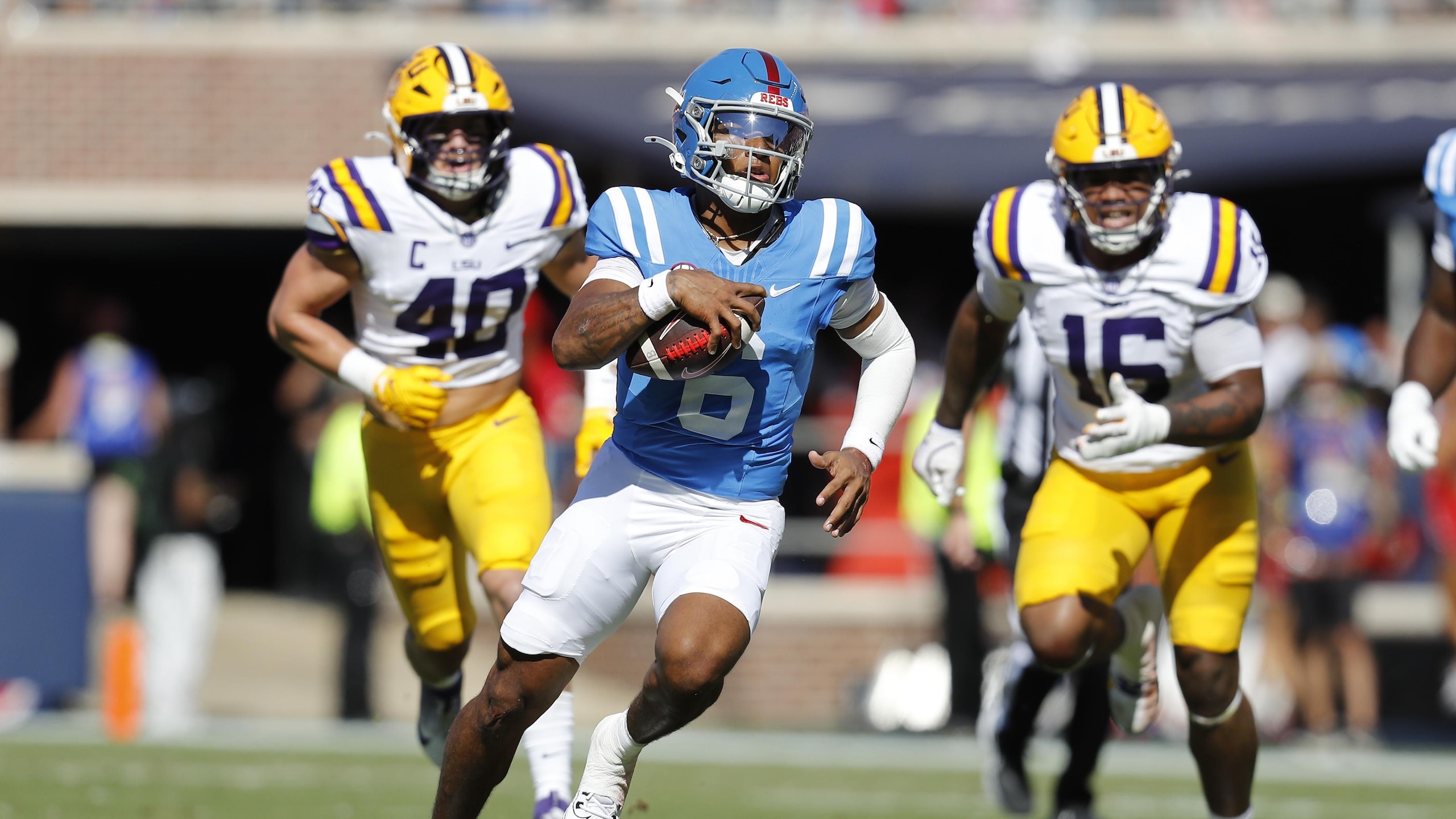 COLLEGE FOOTBALL: SEP 27 LSU at Ole Miss