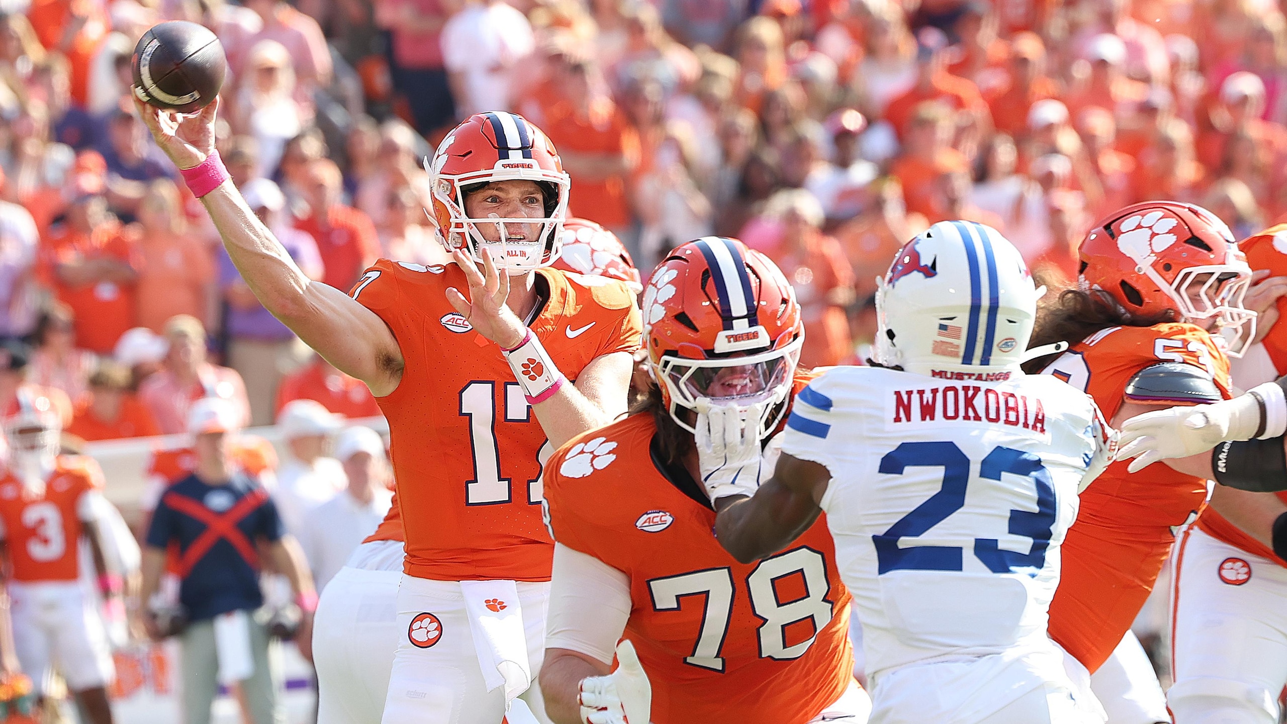 COLLEGE FOOTBALL: OCT 18 SMU at Clemson