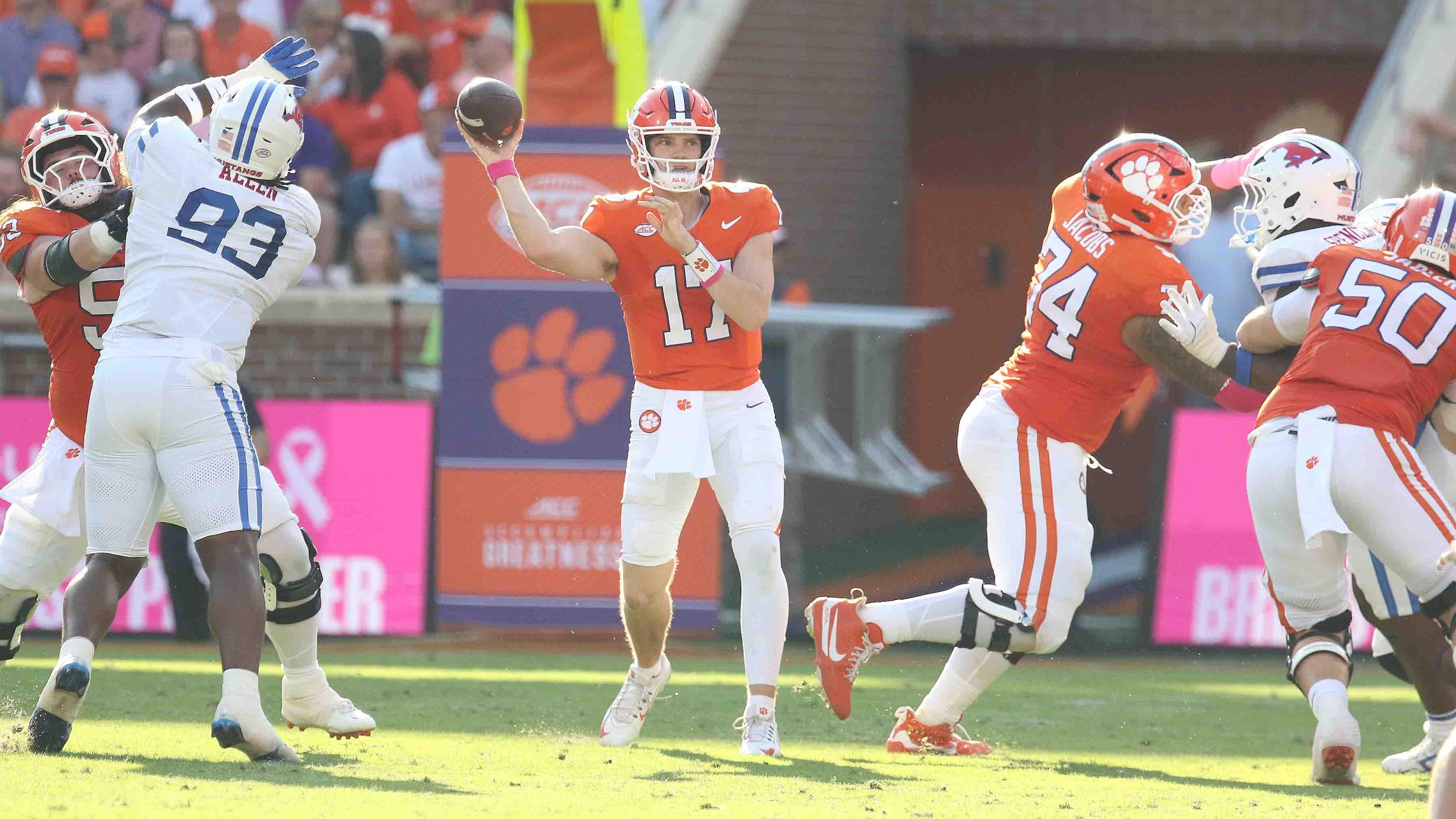COLLEGE FOOTBALL: OCT 18 SMU at Clemson