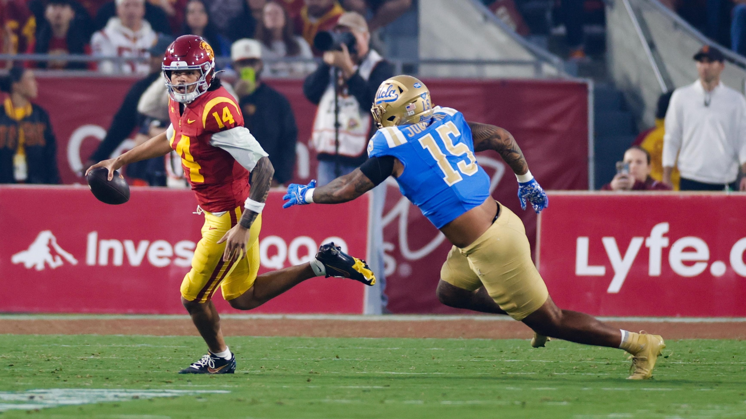 COLLEGE FOOTBALL: NOV 29 UCLA at USC