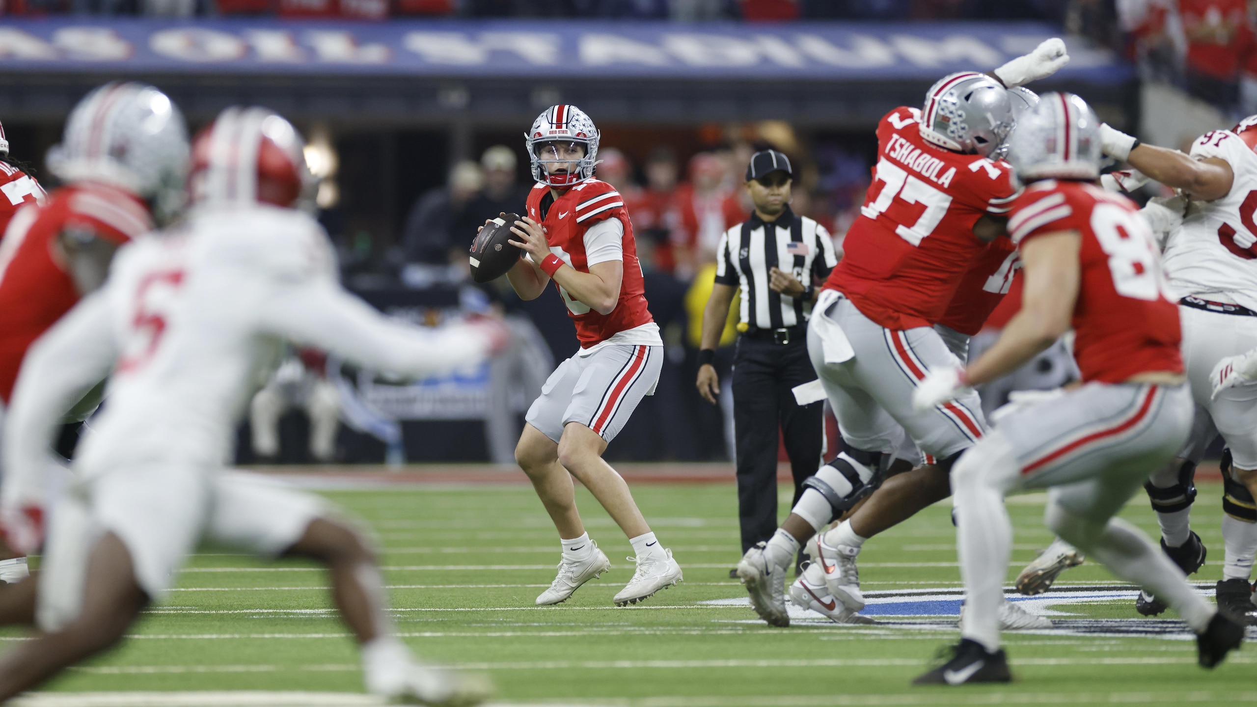 COLLEGE FOOTBALL: DEC 06 Big Ten Championship Game Indiana vs Ohio State COLLEGE FOOTBALL: DEC 06 Big Ten Championship Game Indiana vs Ohio State