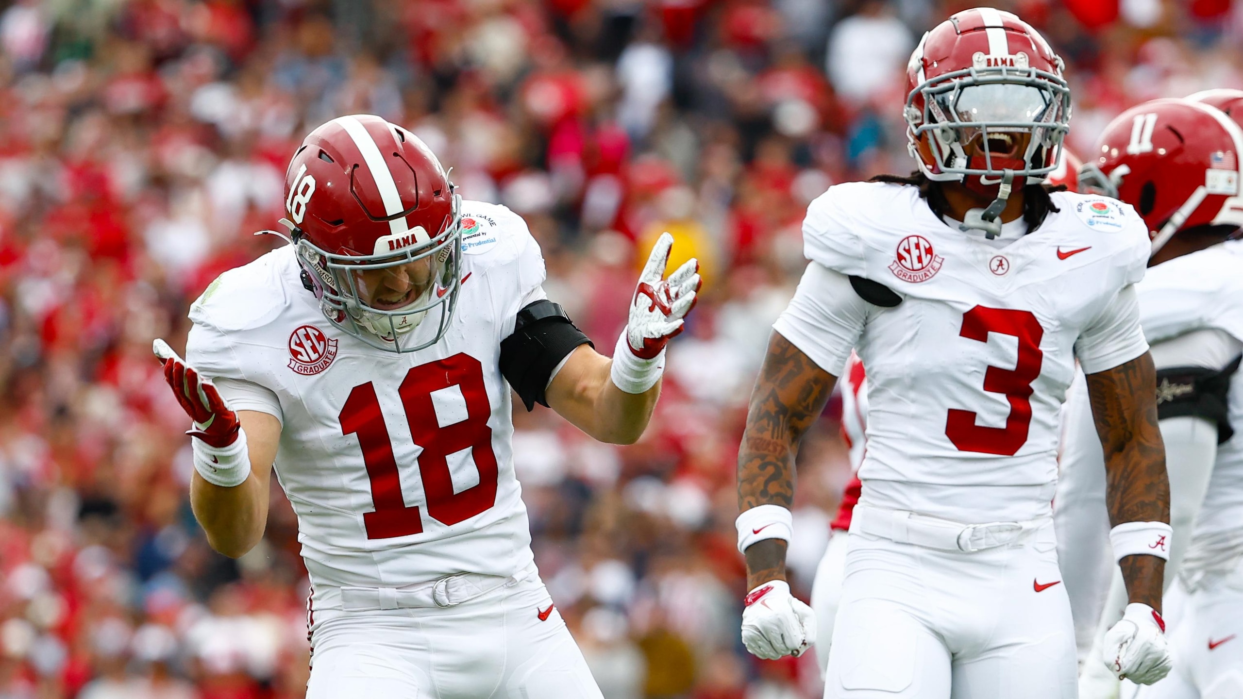 College Football Playoff Quarterfinal - Rose Bowl Presented by Prudential: Alabama v Indiana College Football Playoff Quarterfinal - Rose Bowl Presented by Prudential: Alabama v Indiana