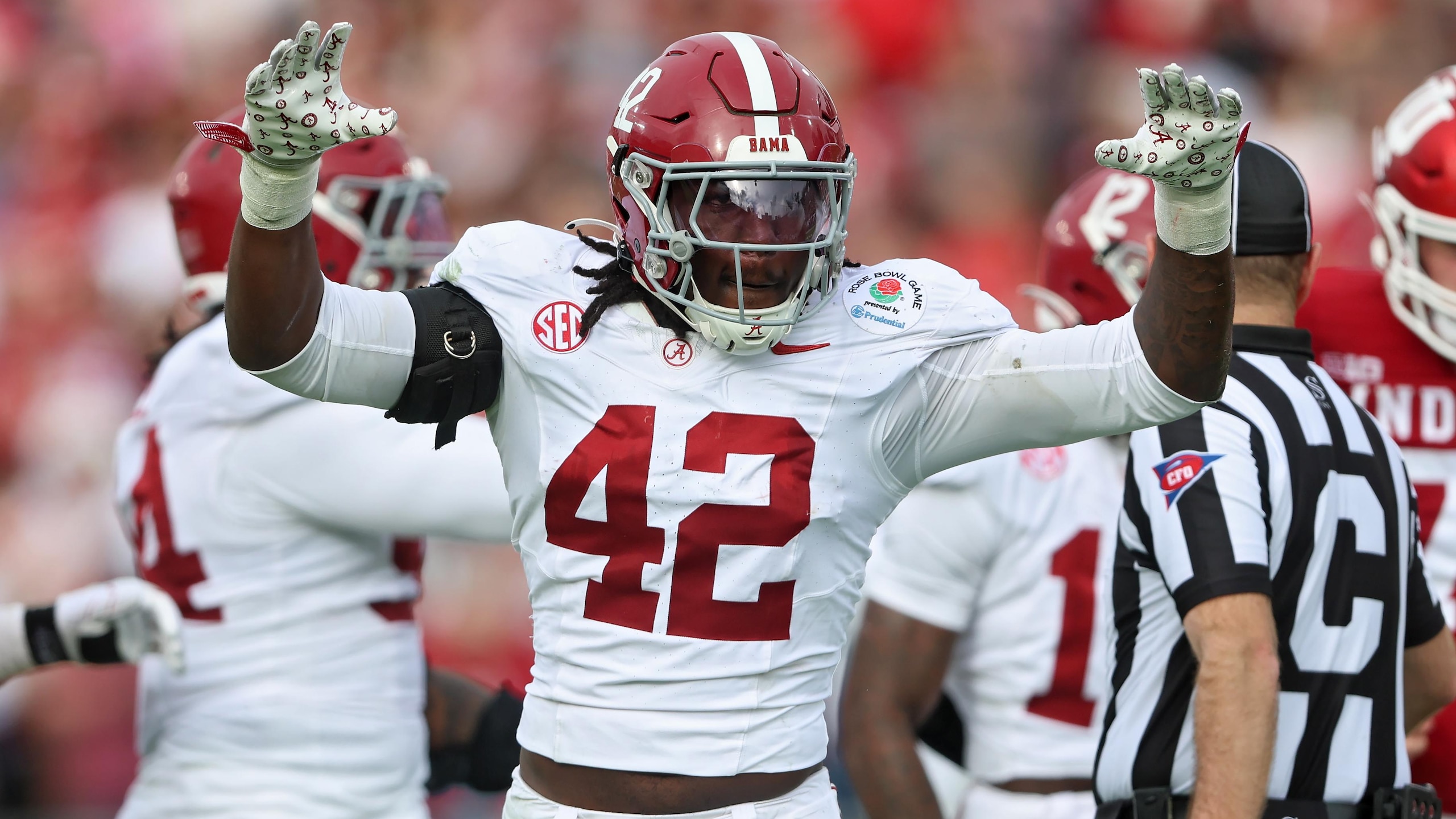 College Football Playoff Quarterfinal - Rose Bowl Presented by Prudential: Alabama v Indiana College Football Playoff Quarterfinal - Rose Bowl Presented by Prudential: Alabama v Indiana