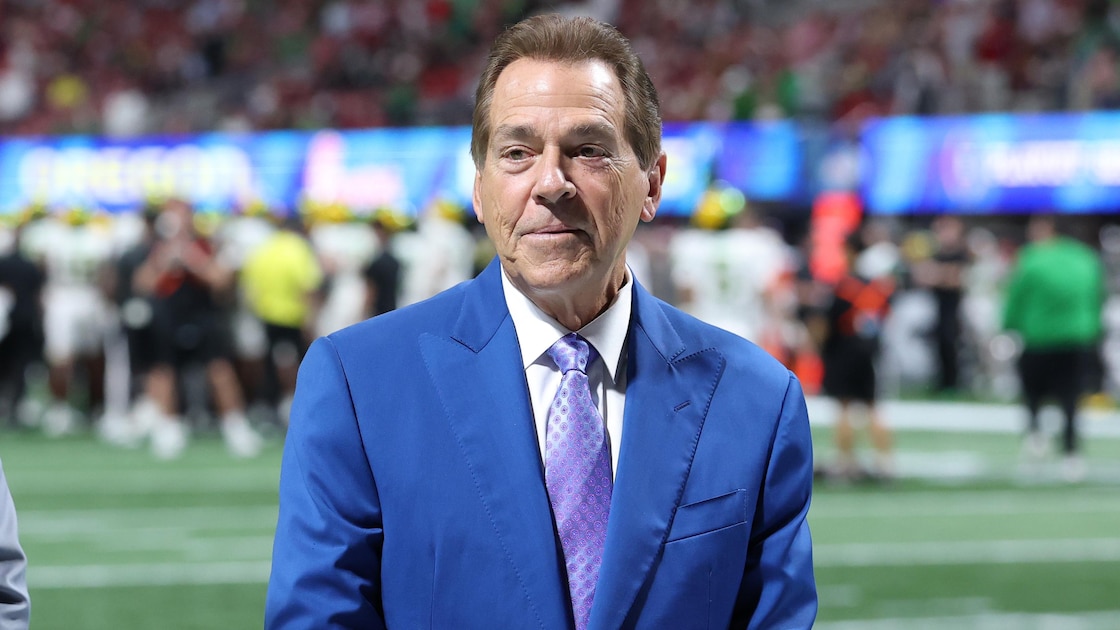 Nick Saban Reacts to Mario Cristobal's 'ACC Bulls--t' in Funny Video on CFB Conference Debate