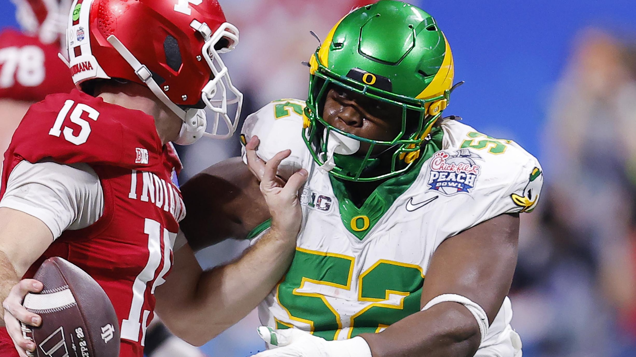 College Football Playoff Semifinal - Chick-fil-A Peach Bowl: Oregon v Indiana