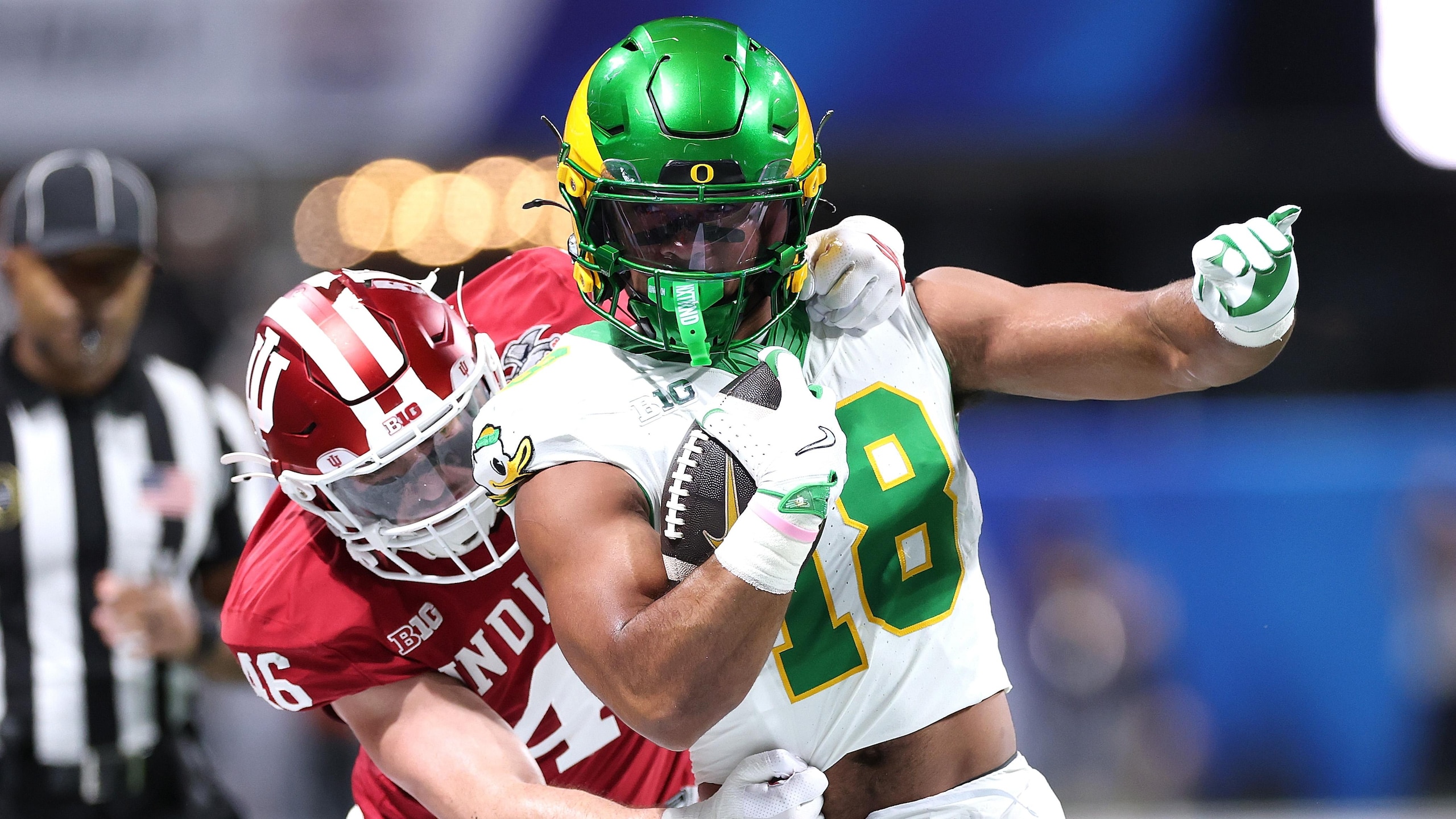 College Football Playoff Semifinal - Chick-fil-A Peach Bowl: Oregon v Indiana