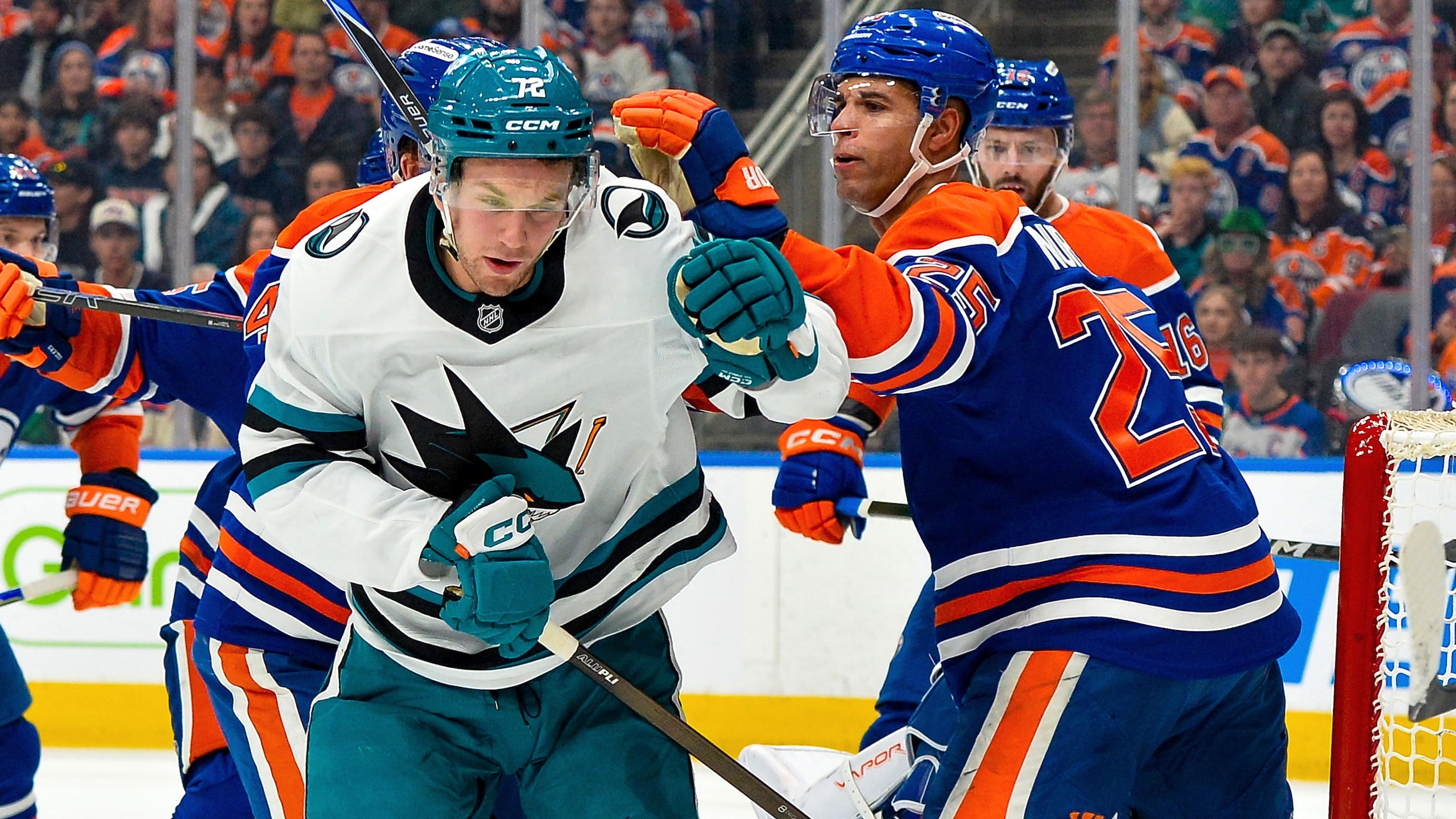 San Jose Sharks v Edmonton Oilers