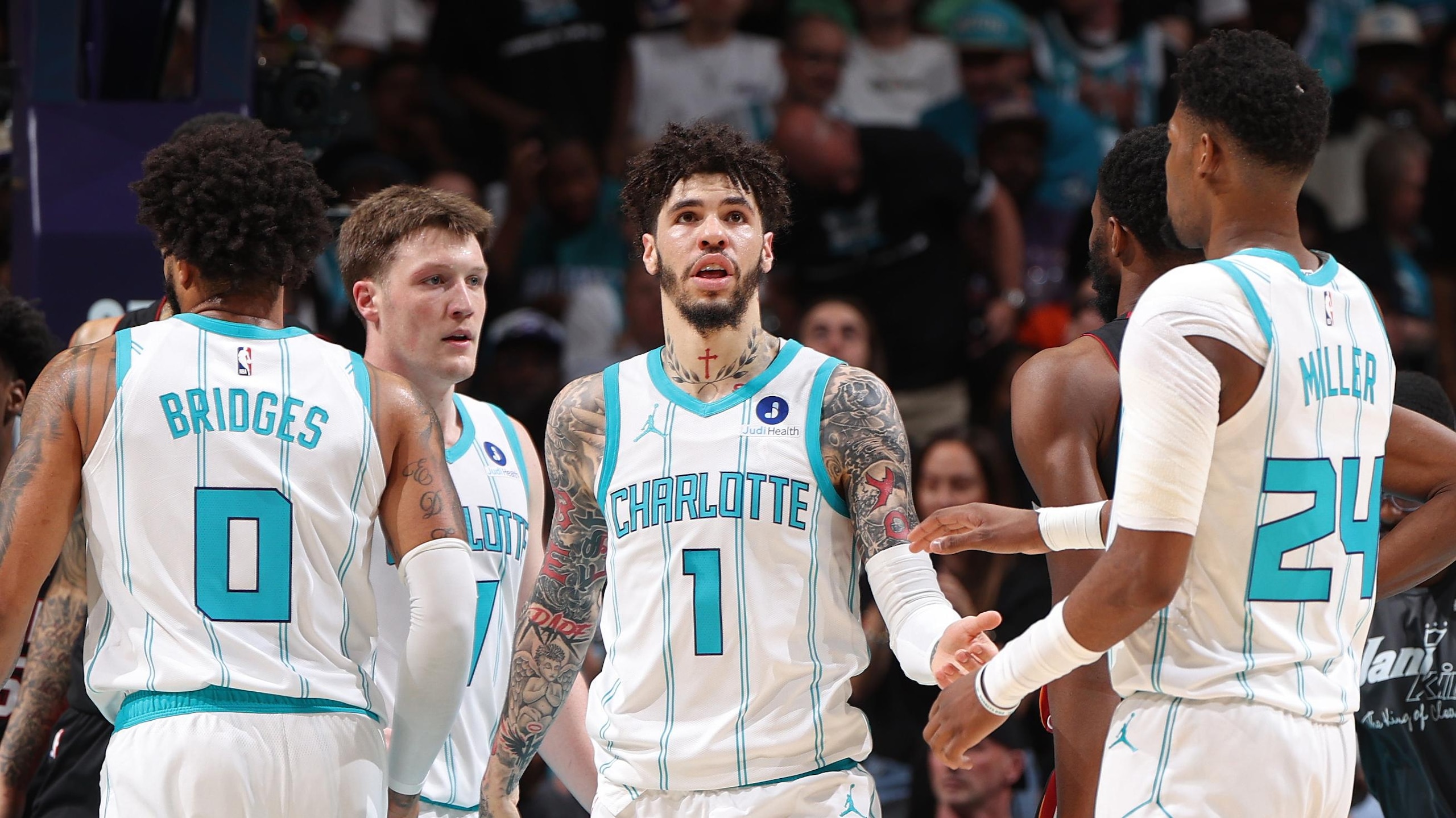 Miami Heat v Charlotte Hornets - Play-In Tournament Miami Heat v Charlotte Hornets - Play-In Tournament