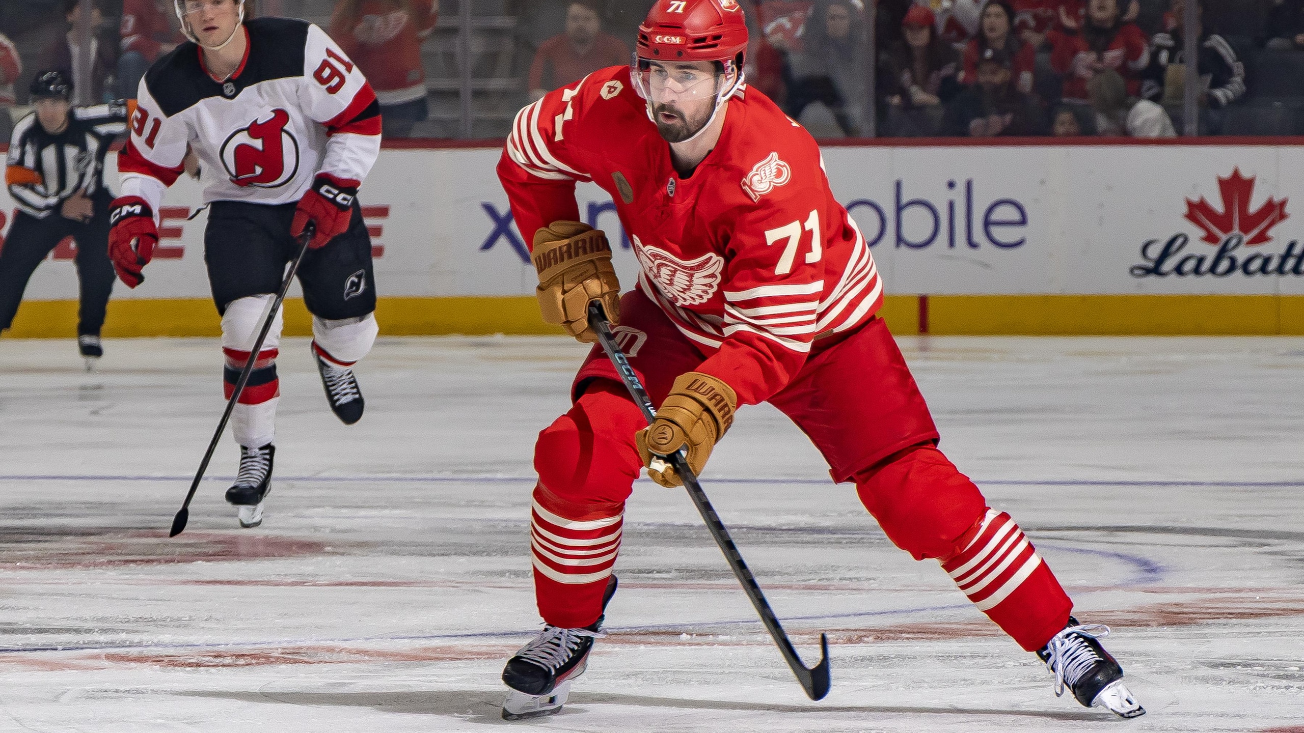 New Jersey Devils v Detroit Red Wings
