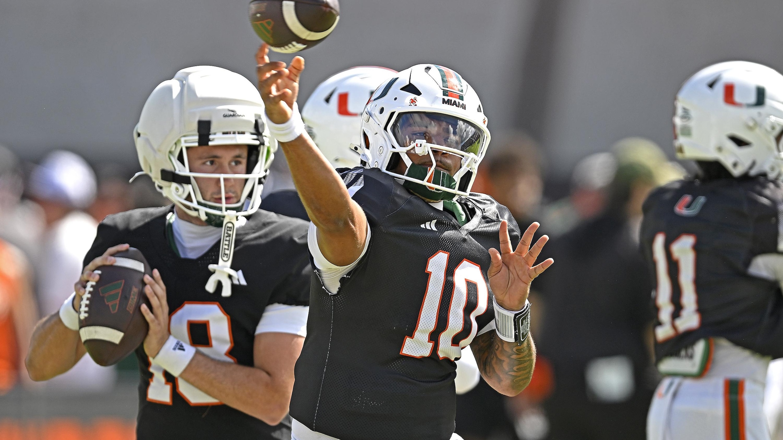 COLLEGE FOOTBALL: APR 18 Miami Hurricanes Spring Game COLLEGE FOOTBALL: APR 18 Miami Hurricanes Spring Game