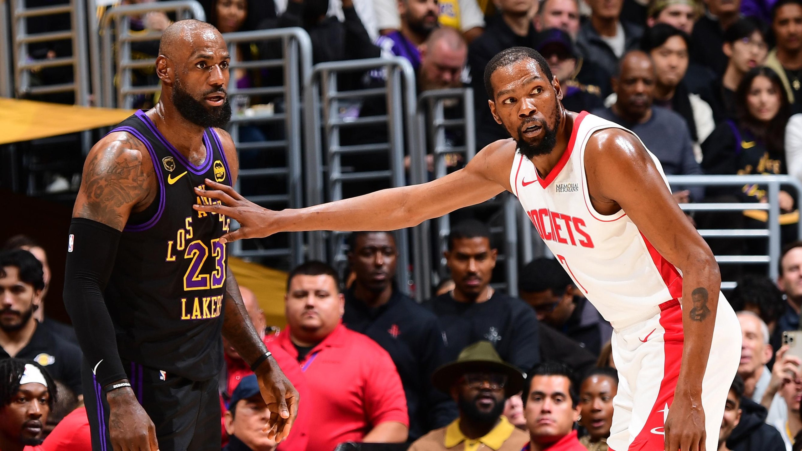 Houston Rockets v Los Angeles Lakers - Game Two Houston Rockets v Los Angeles Lakers - Game Two