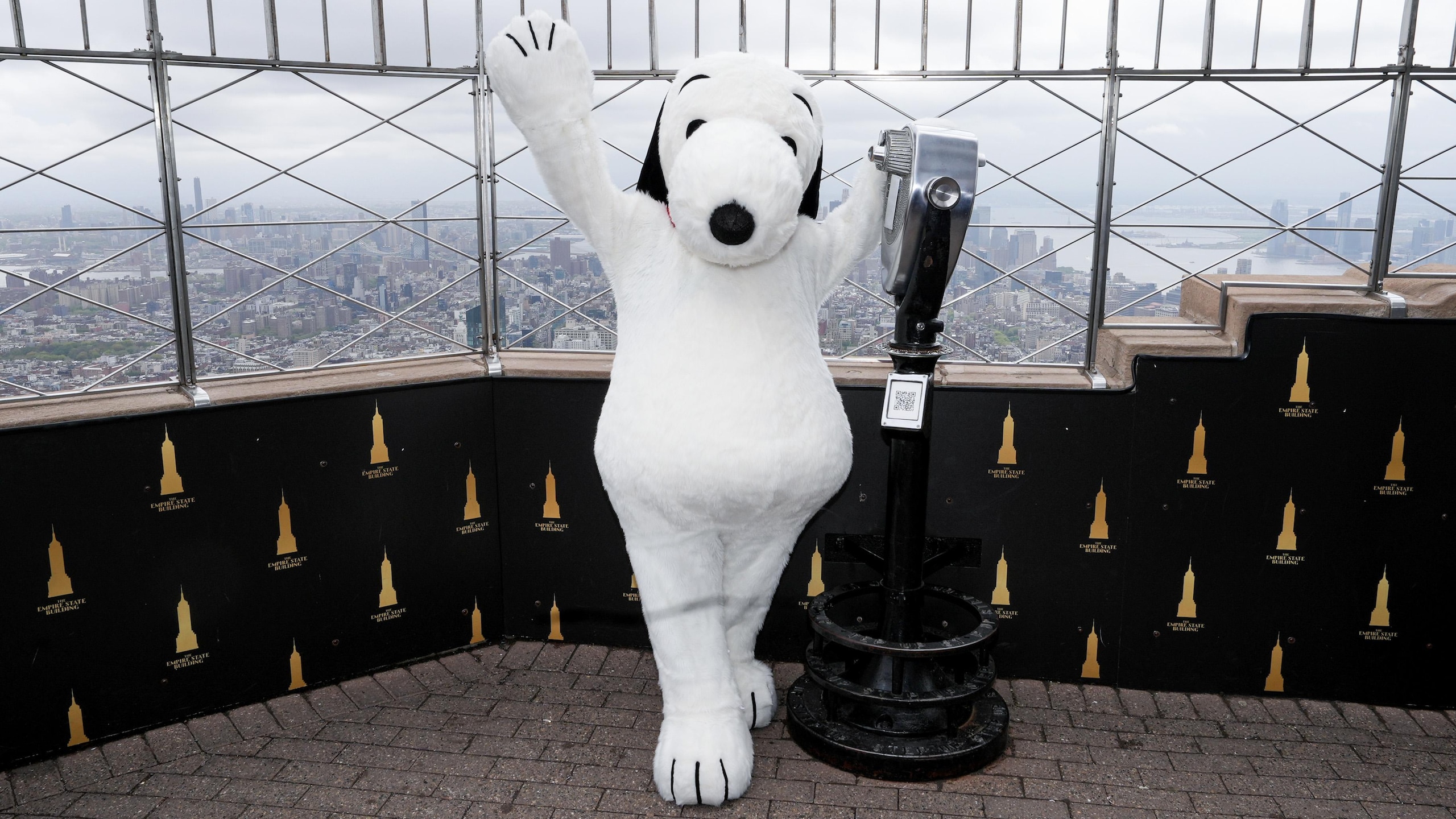 Snoopy  Lights the Empire State Building in Celebration of Earth Day in Partnership with the Arbor Day Foundation and "Peanuts"