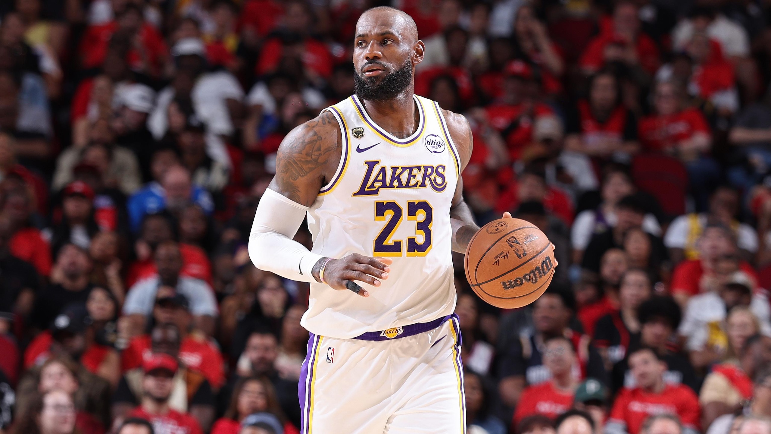 Los Angeles Lakers v Houston Rockets - Game Four Los Angeles Lakers v Houston Rockets - Game Four