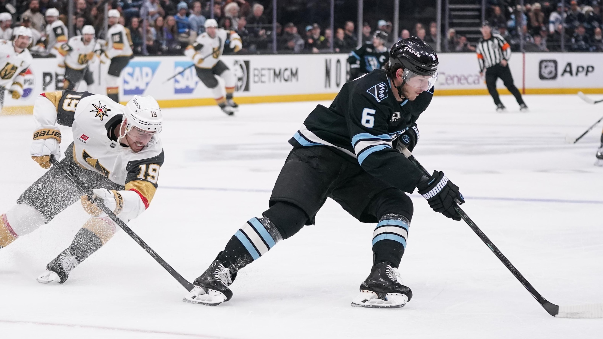 NHL: APR 27 Playoffs First Round Golden Knights at Mammoth