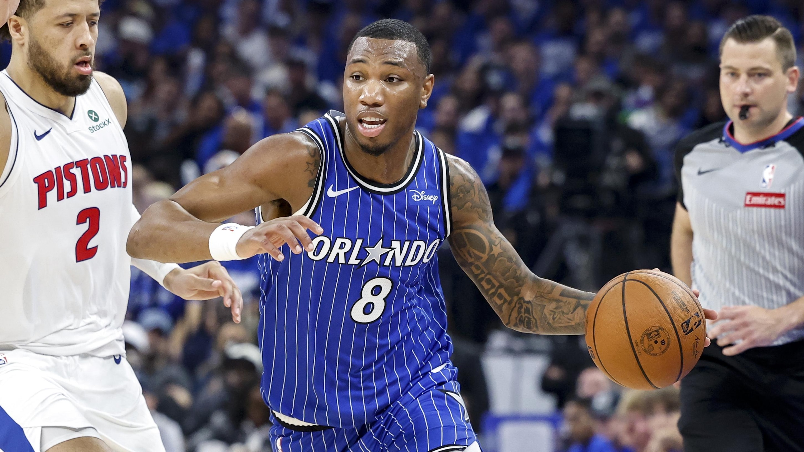 Detroit Pistons v Orlando Magic - Game Four Detroit Pistons v Orlando Magic - Game Four