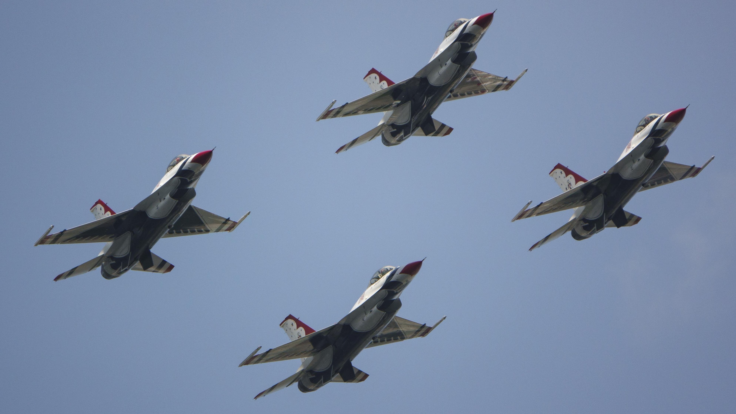 Thunderbirds Fly Over The Great American State Fair In Washington DC