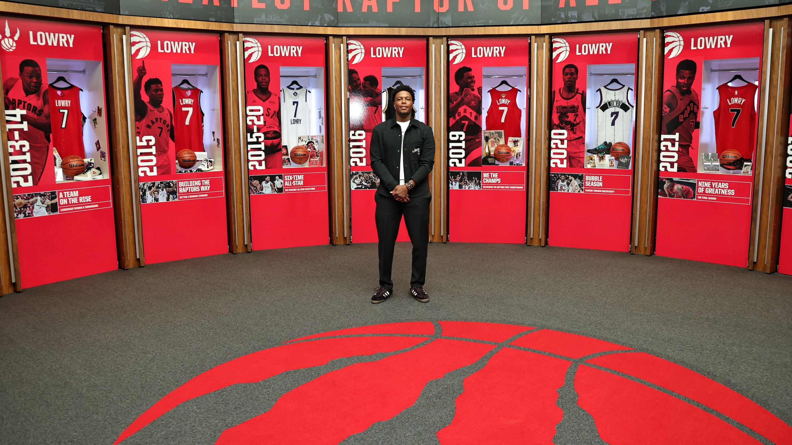 Kyle Lowry Retirement Ceremony