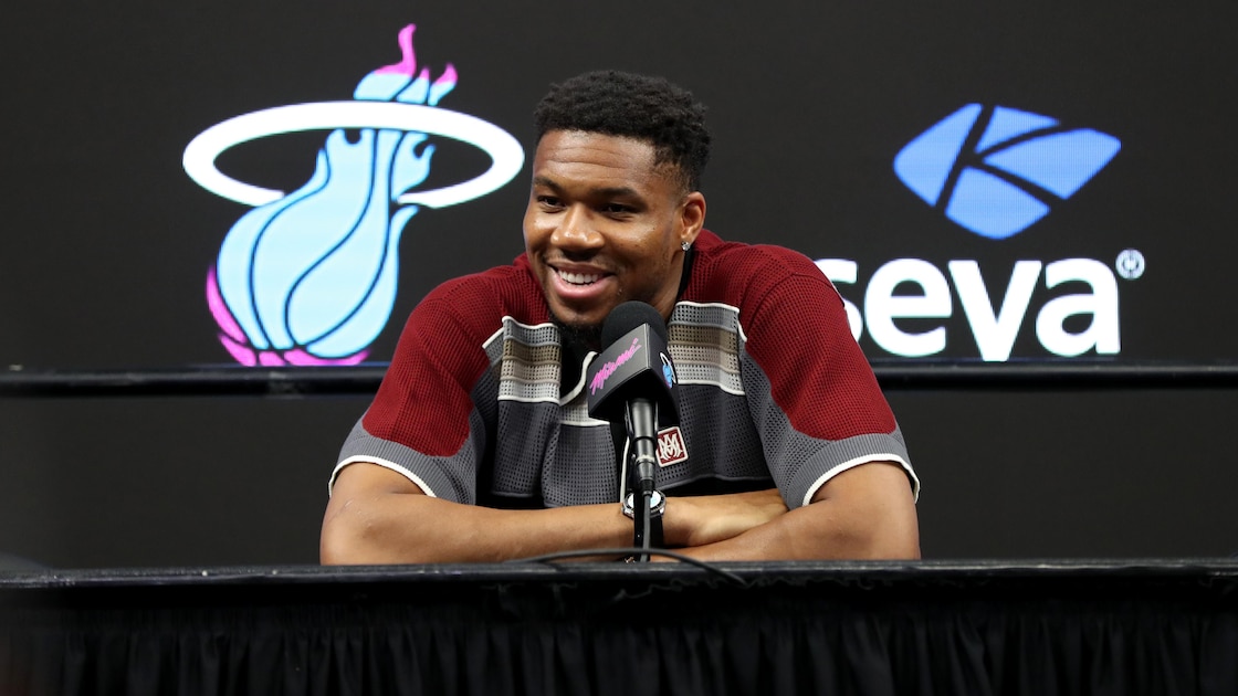 Giannis Reveals Initial Reaction to Nike Signature Shoe Colorways in Social Media Video