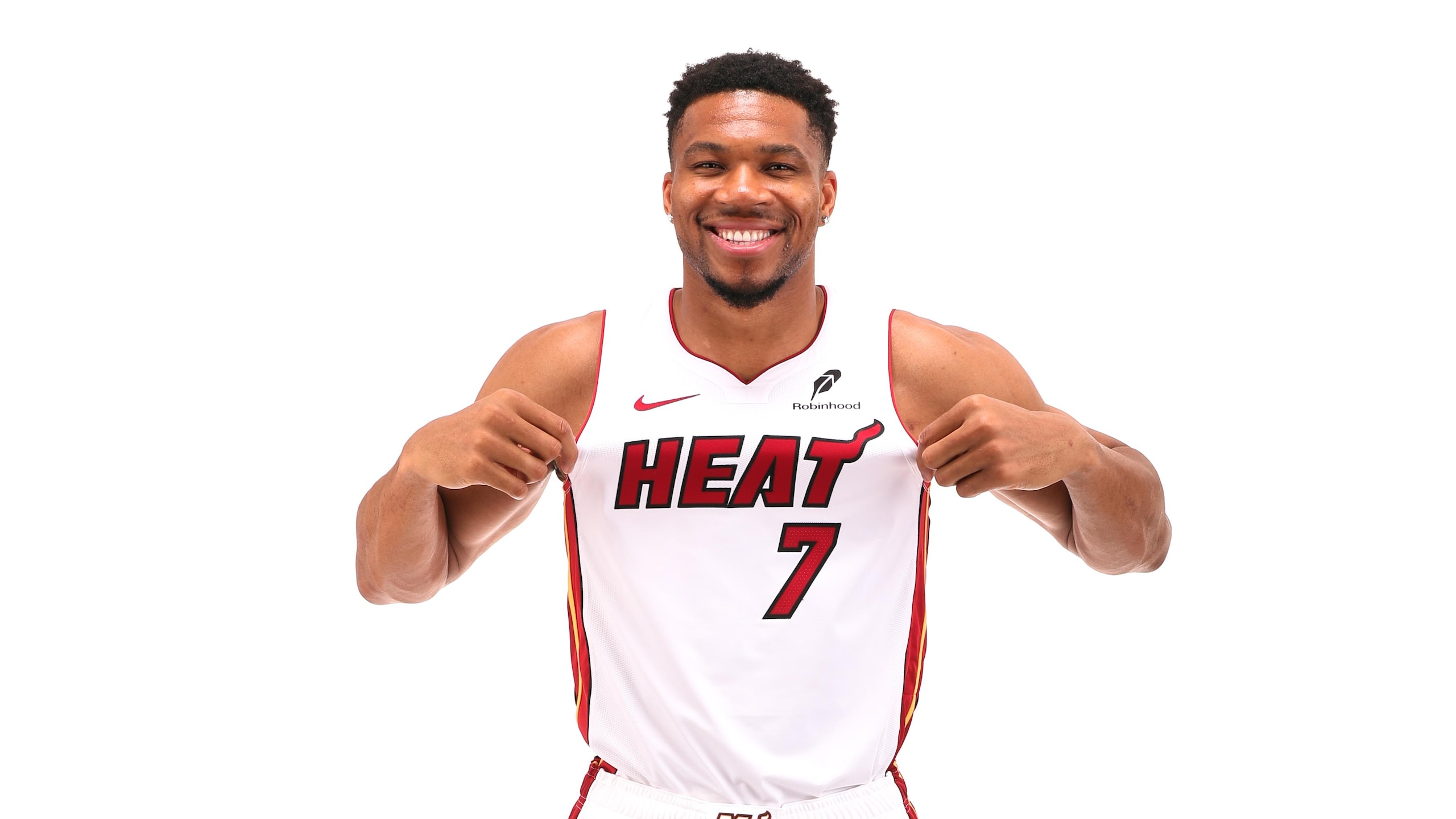 Miami Heat Introduce Giannis Antetokounmpo - Press Conference Miami Heat Introduce Giannis Antetokounmpo - Press Conference