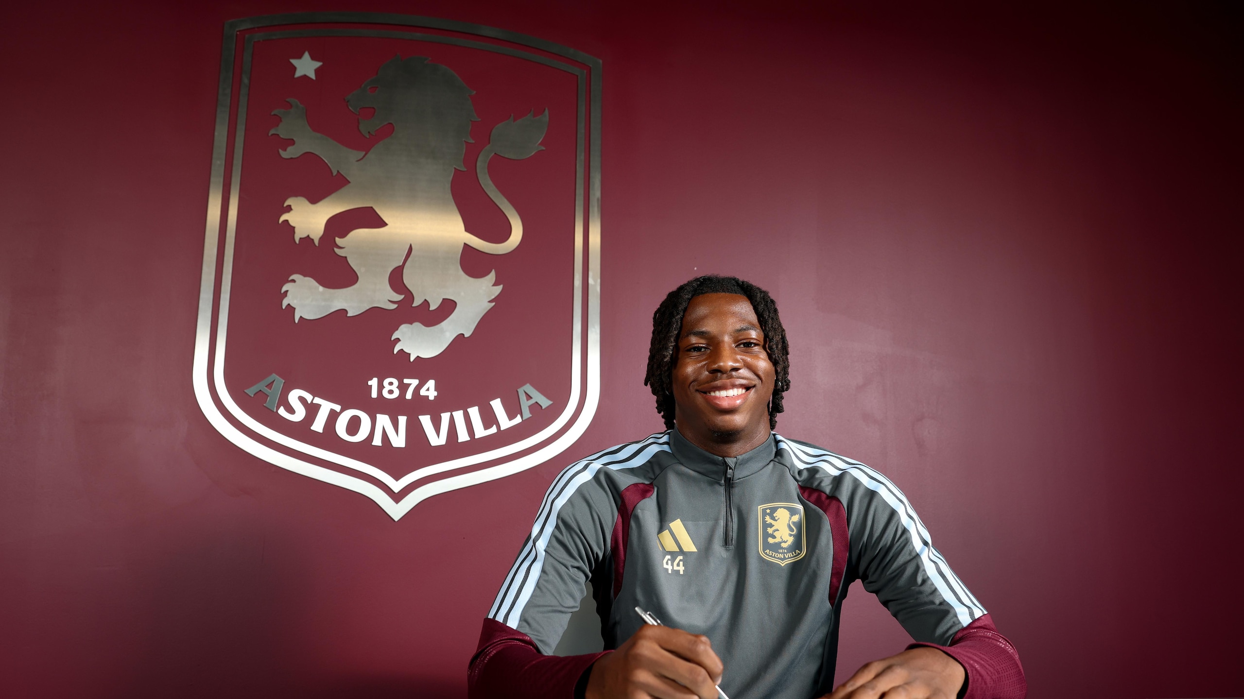 Aston Villa Unveil New Signing Johan Manzambi